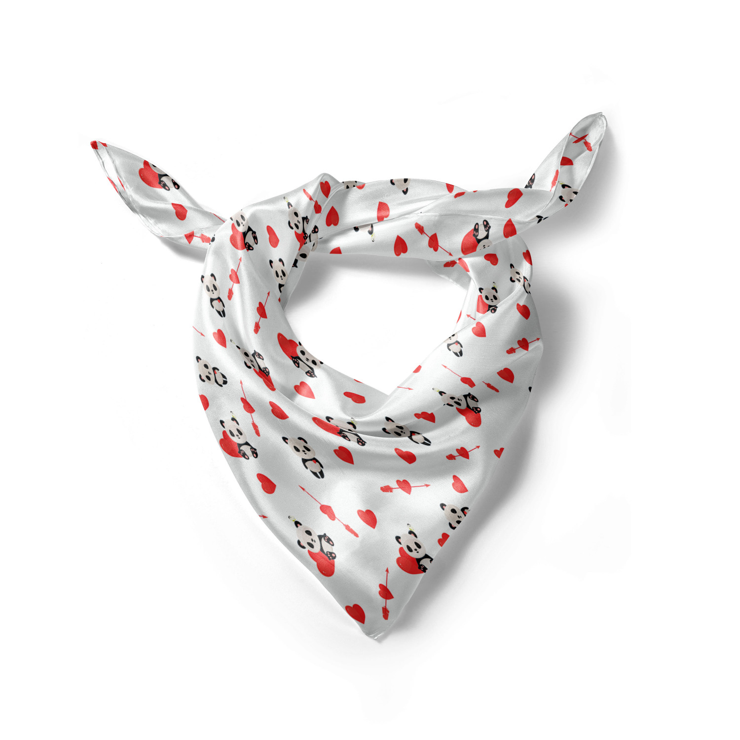 Ambesonne Love Theme Satin Hairscarf Head Wrap for Women in 3 Sizes - Picture 75 of 123