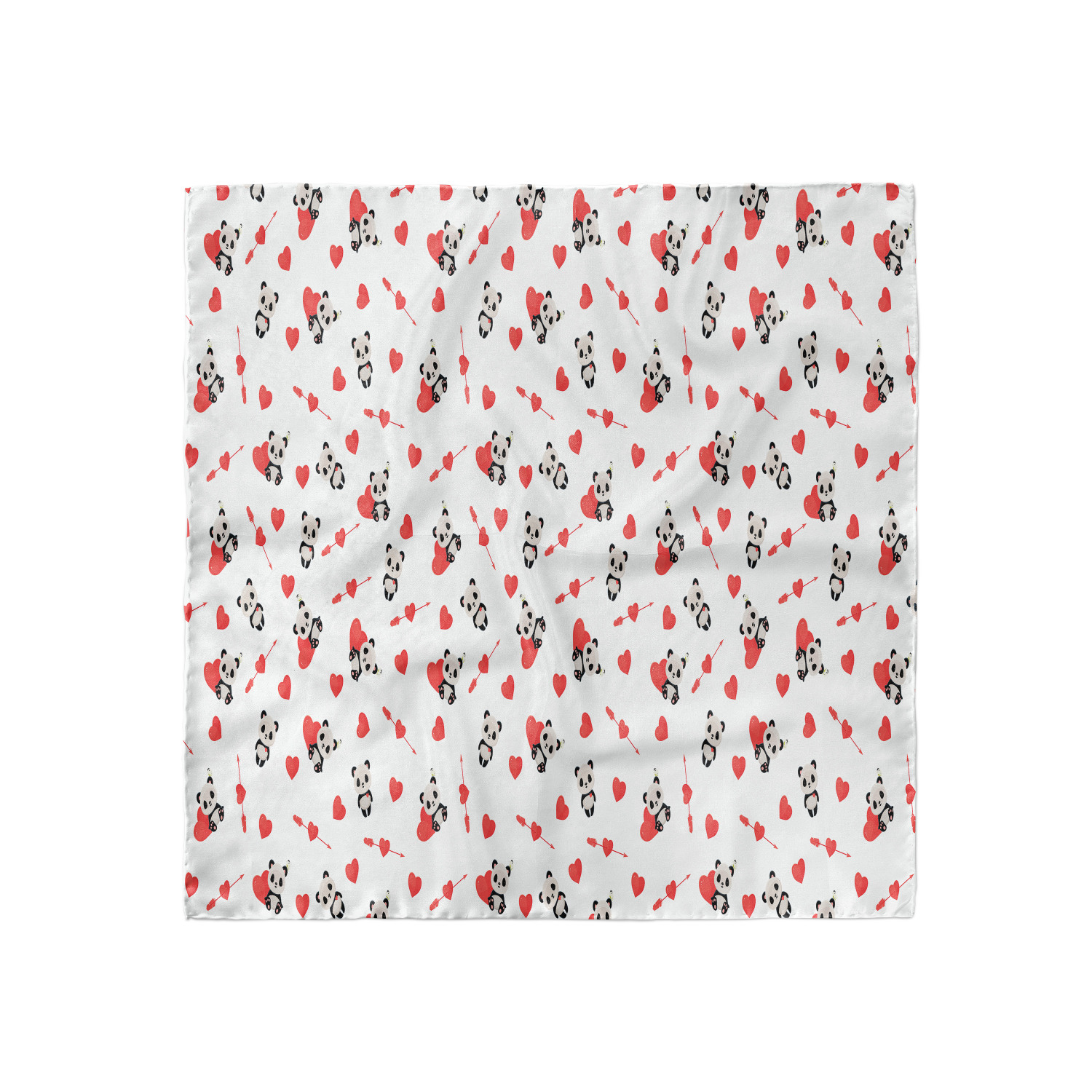 Ambesonne Love Theme Satin Hairscarf Head Wrap for Women in 3 Sizes - Picture 74 of 123