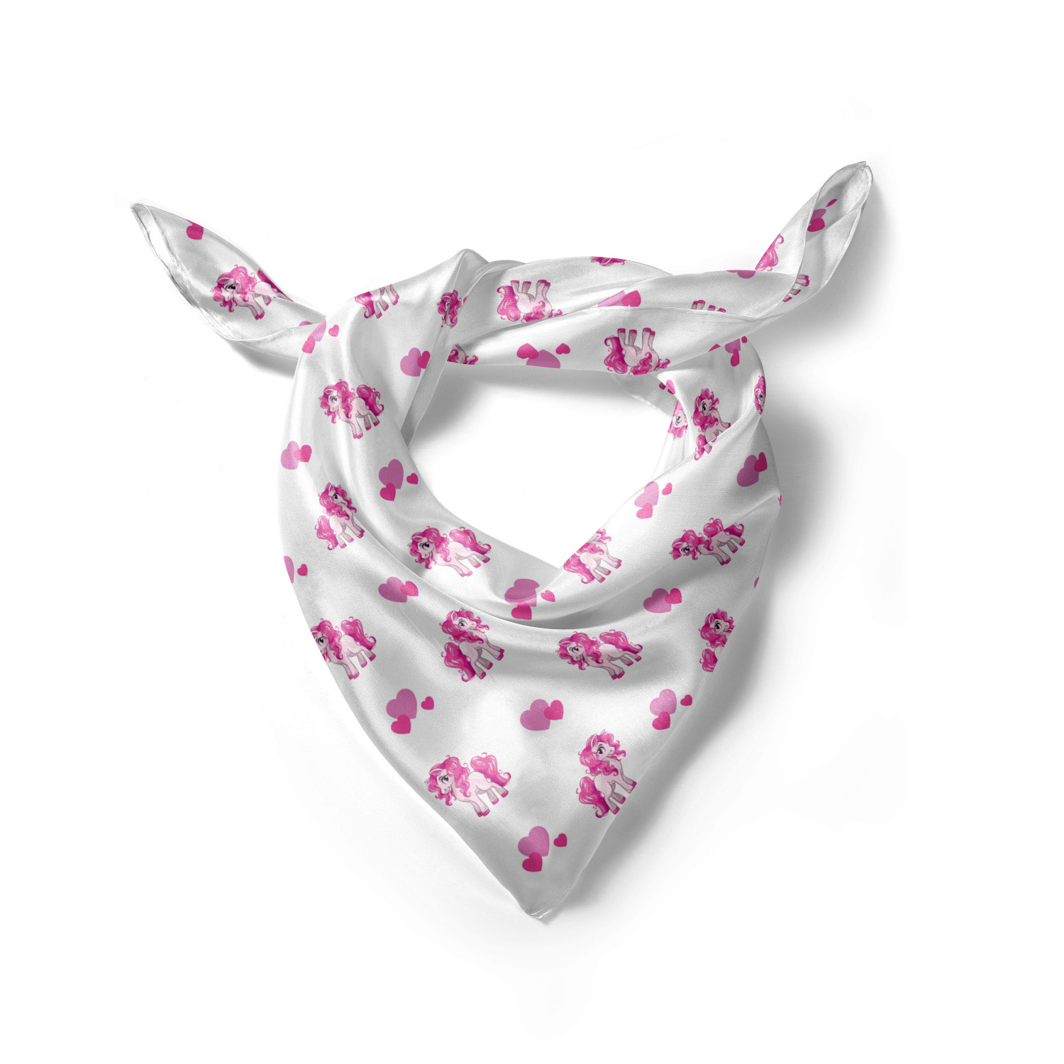 Ambesonne Love Theme Satin Hairscarf Head Wrap for Women in 3 Sizes - Picture 79 of 123