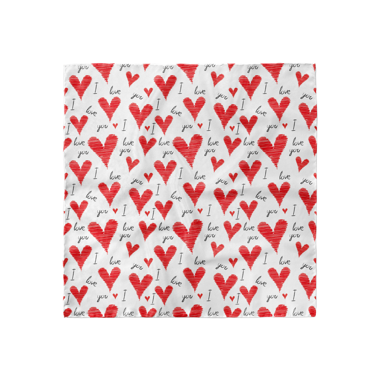 Ambesonne Love Theme Satin Hairscarf Head Wrap for Women in 3 Sizes - Picture 44 of 123