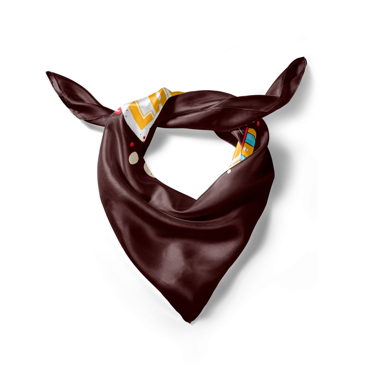 Ambesonne Love Theme Satin Hairscarf Head Wrap for Women in 3 Sizes - Picture 11 of 123