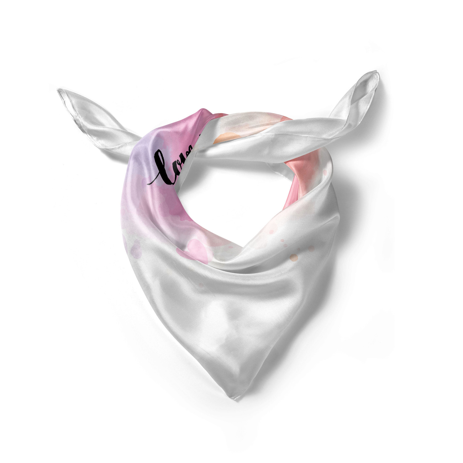 Ambesonne Love Theme Satin Hairscarf Head Wrap for Women in 3 Sizes - Picture 33 of 123