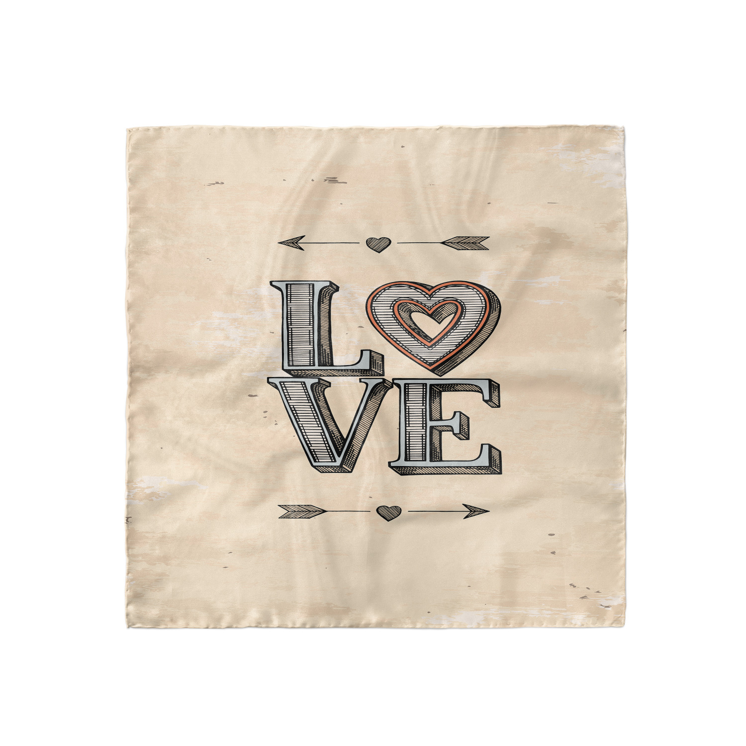 Ambesonne Love Theme Satin Hairscarf Head Wrap for Women in 3 Sizes - Picture 40 of 123
