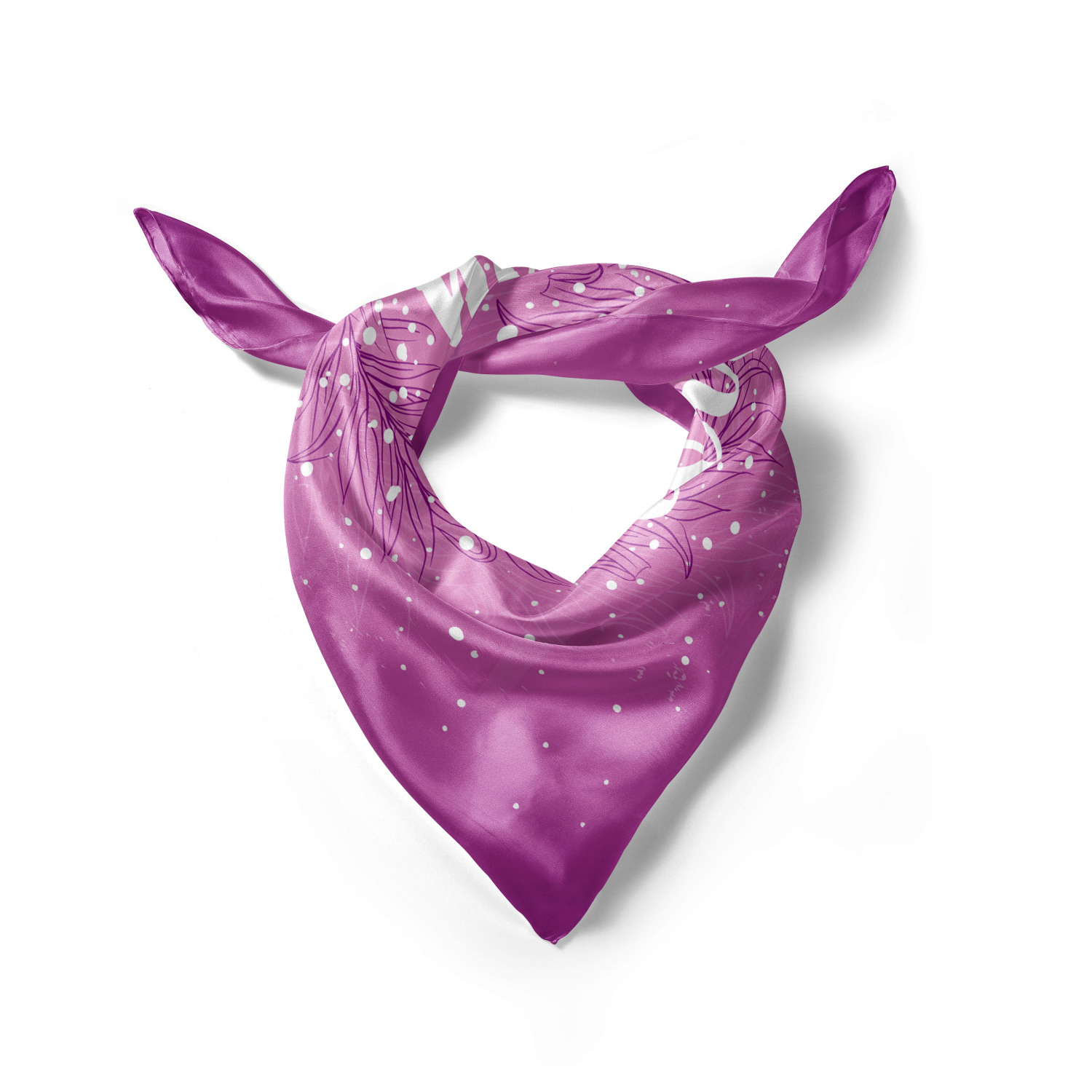 Ambesonne Love Theme Satin Hairscarf Head Wrap for Women in 3 Sizes - Picture 121 of 123