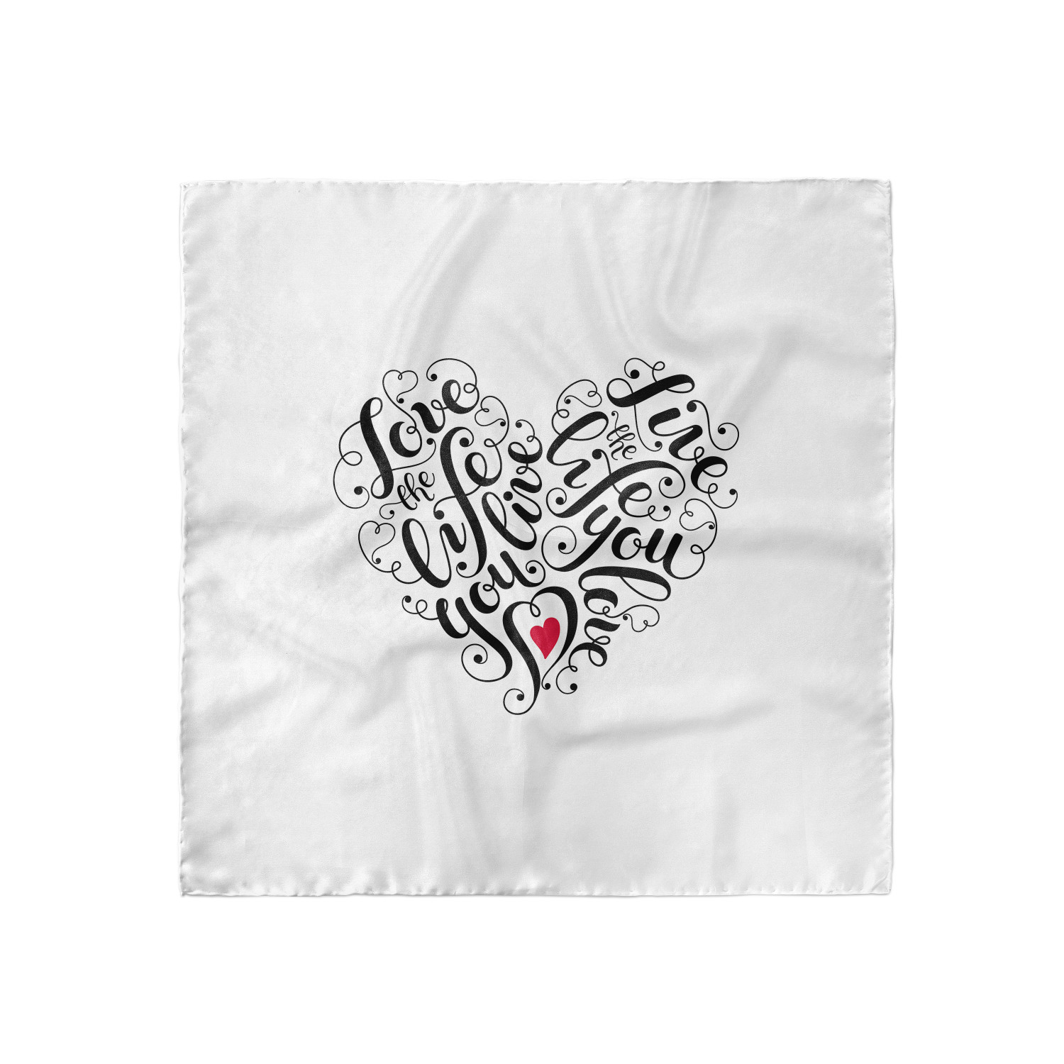 Ambesonne Love Theme Satin Hairscarf Head Wrap for Women in 3 Sizes - Picture 48 of 123