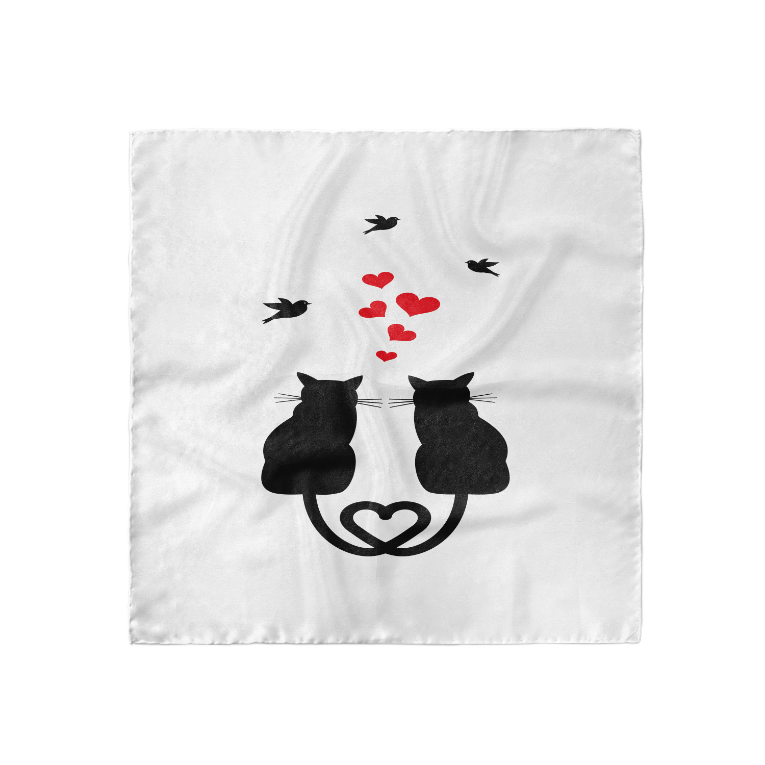 Ambesonne Love Theme Satin Hairscarf Head Wrap for Women in 3 Sizes - Picture 18 of 123