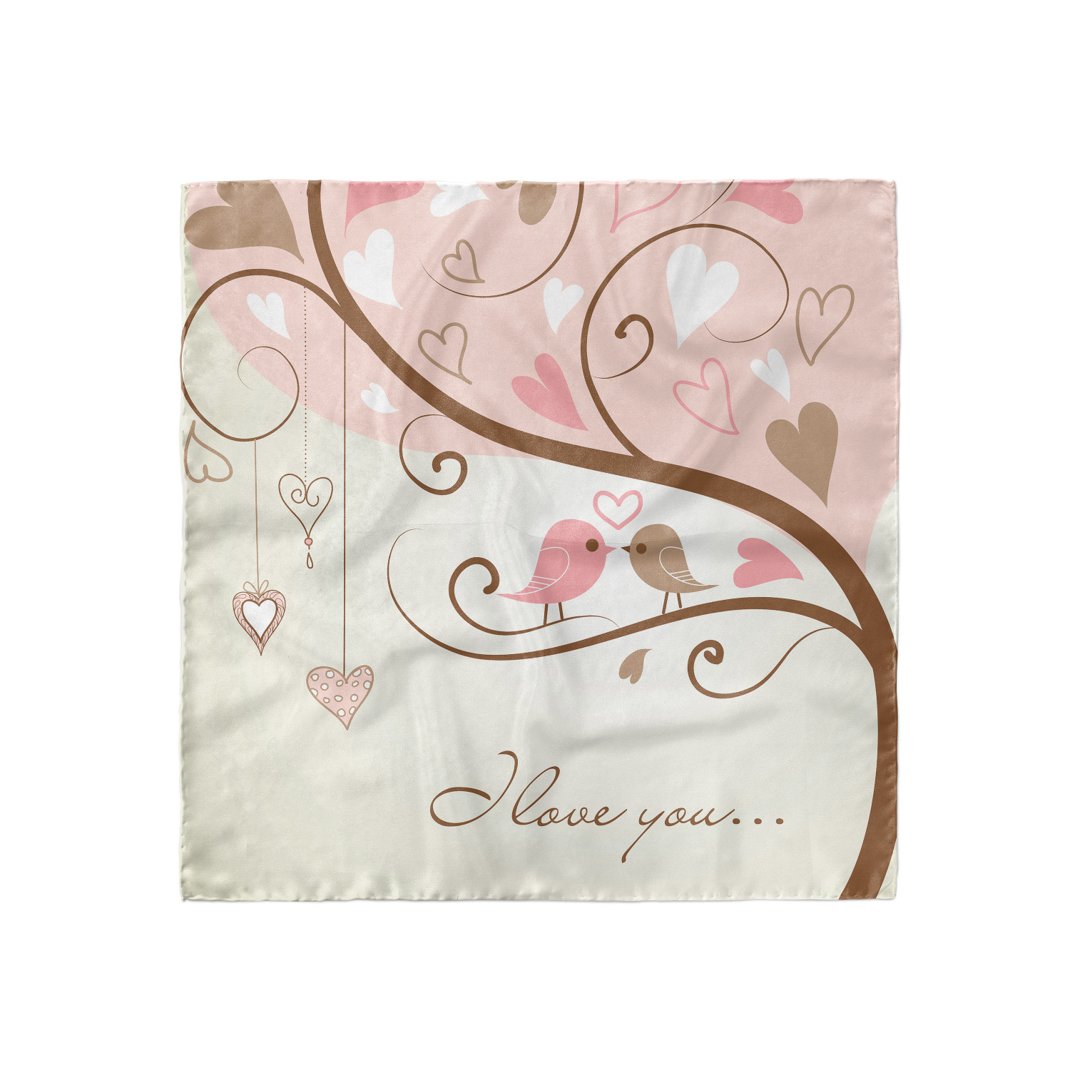 Ambesonne Love Theme Satin Hairscarf Head Wrap for Women in 3 Sizes - Picture 4 of 123