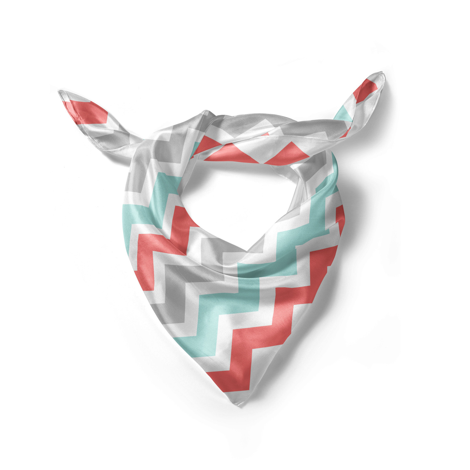 Ambesonne Chevron Zigzag Satin Hairscarf Head Wrap for Women in 3 Sizes - Picture 31 of 121