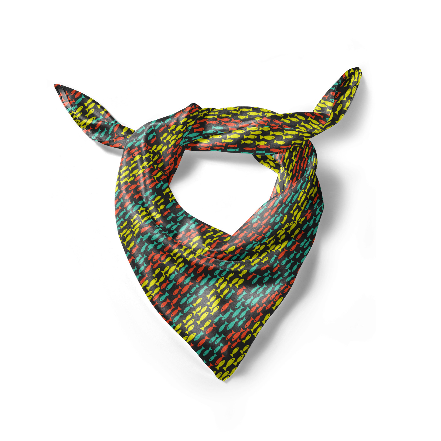 Ambesonne Foulard per capelli in raso a tema pesce fascia per donna in 3 taglie - Foto 89 di 123