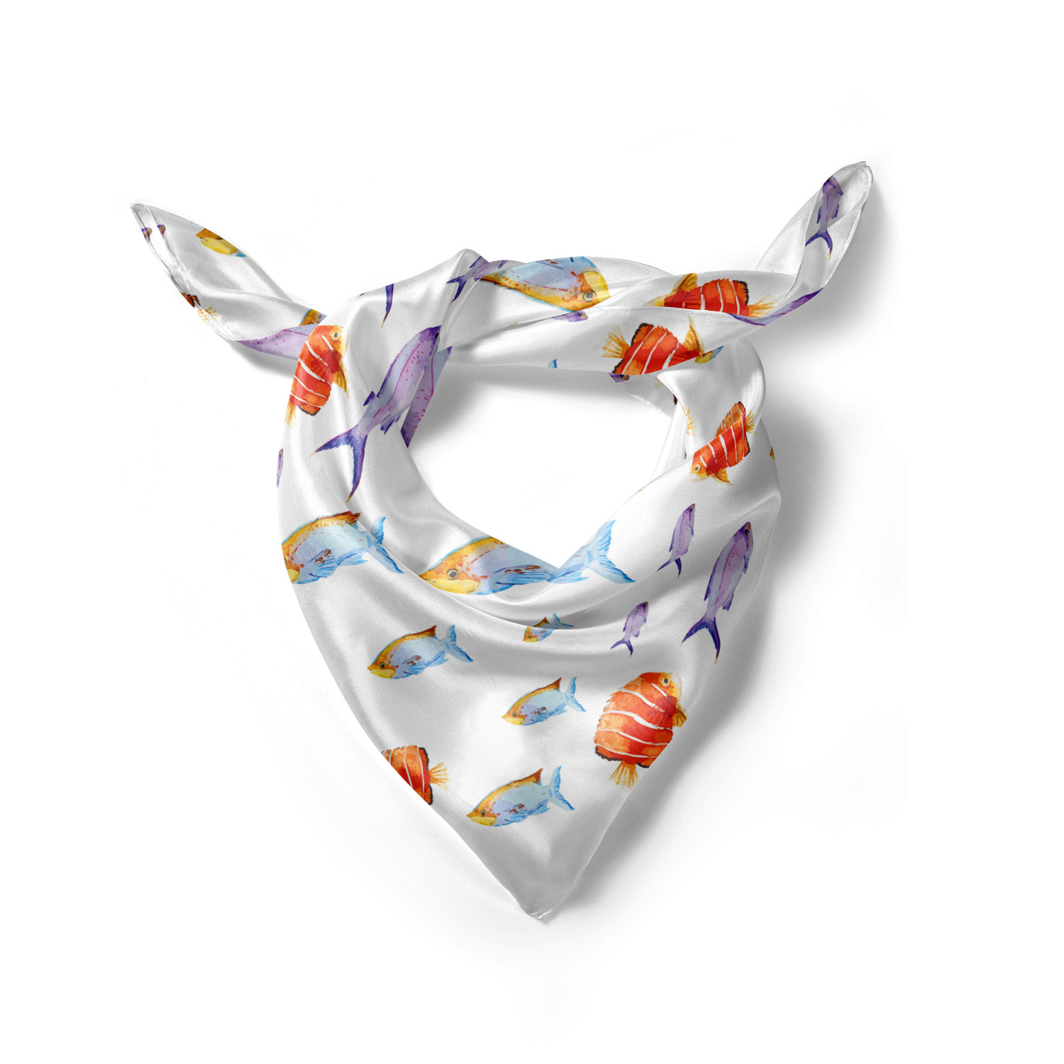 Ambesonne Foulard per capelli in raso a tema pesce fascia per donna in 3 taglie - Foto 55 di 123
