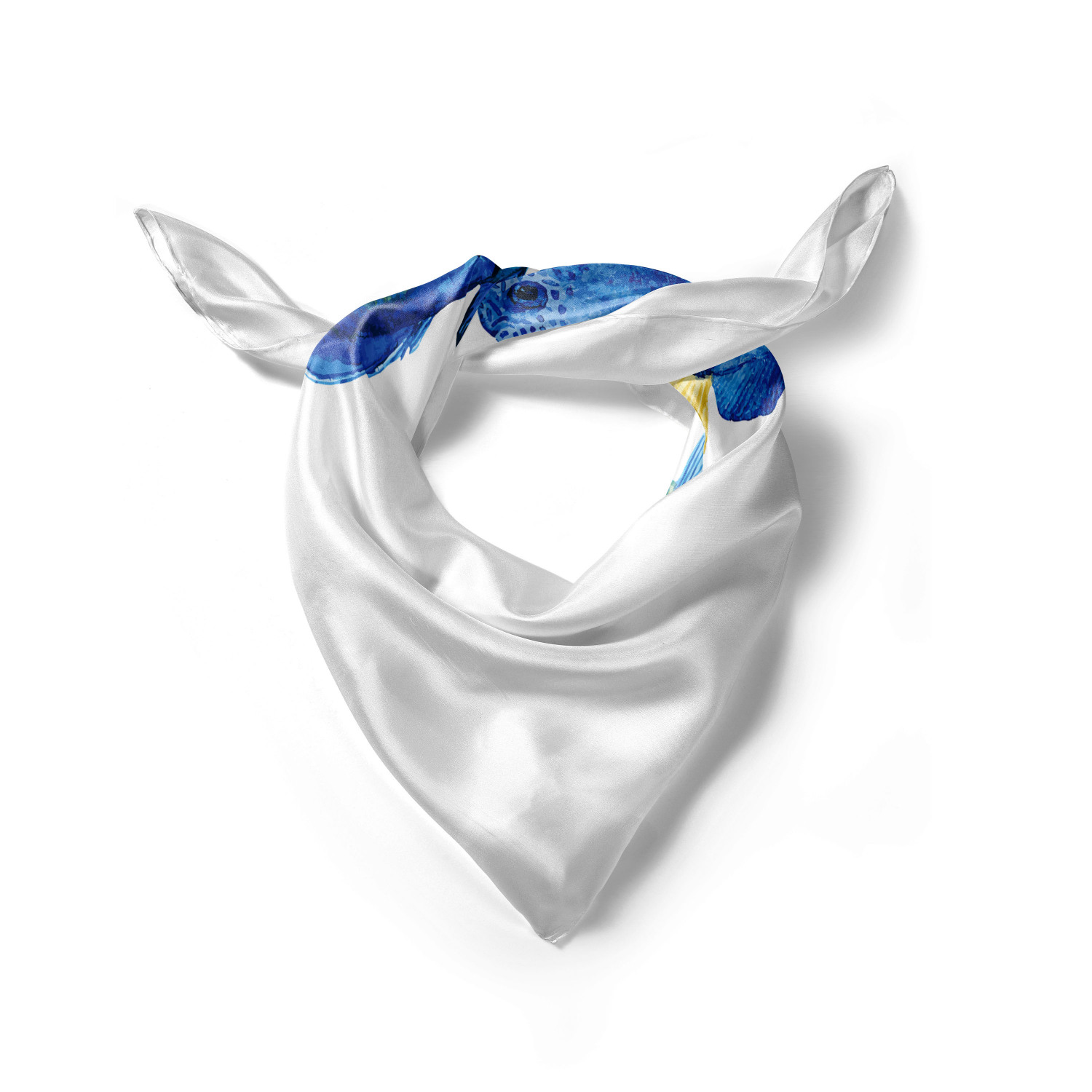 Ambesonne Foulard per capelli in raso a tema pesce fascia per donna in 3 taglie - Foto 111 di 123