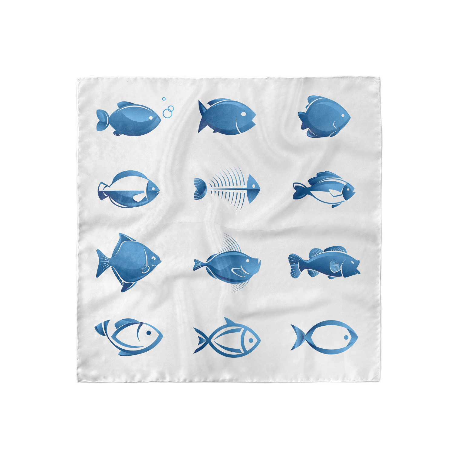 Ambesonne Foulard per capelli in raso a tema pesce fascia per donna in 3 taglie - Foto 16 di 123