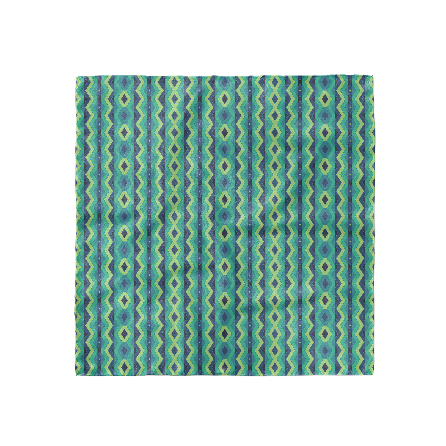 Ambesonne Chevron Zigzag Satin Hairscarf Head Wrap for Women in 3 Sizes - Picture 92 of 121