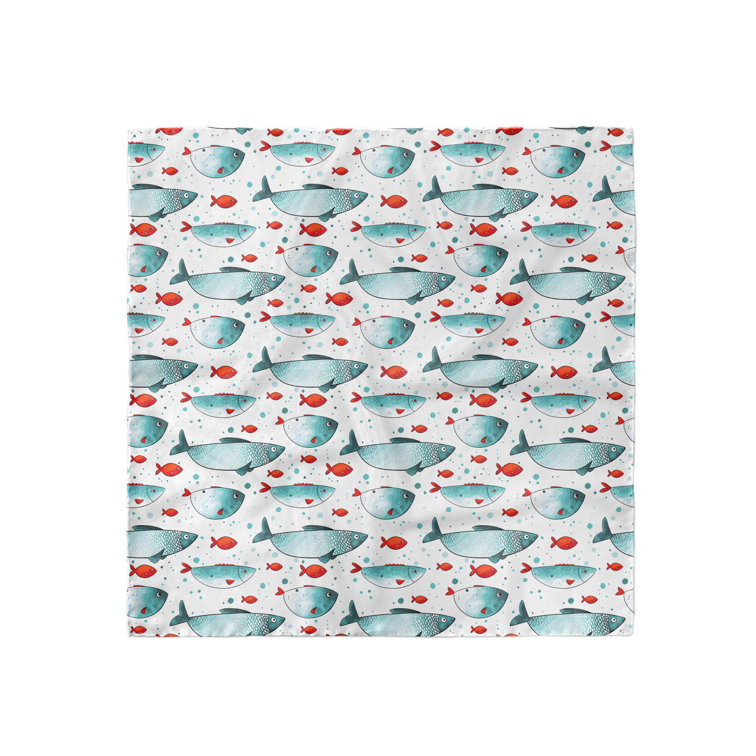 Ambesonne Foulard per capelli in raso a tema pesce fascia per donna in 3 taglie - Foto 104 di 123