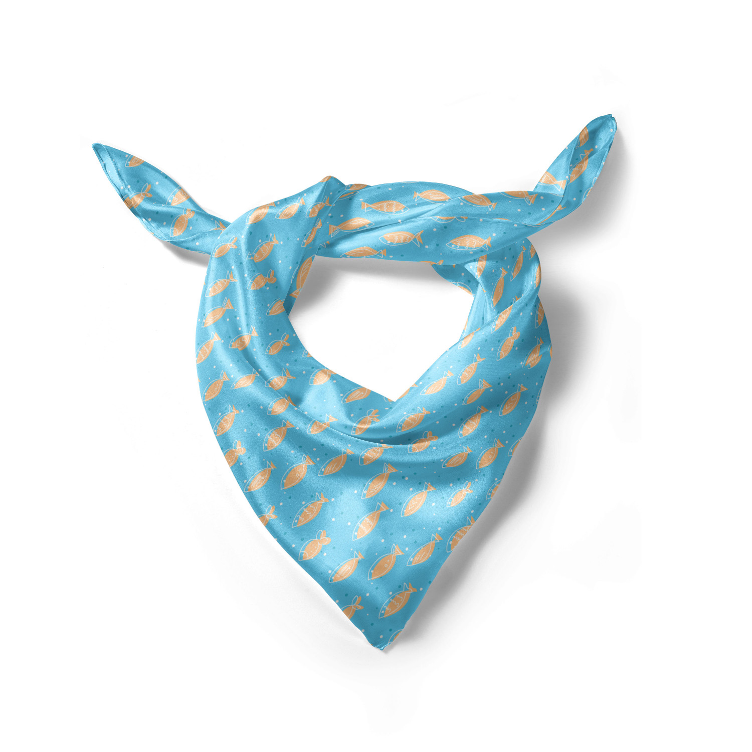 Ambesonne Foulard per capelli in raso a tema pesce fascia per donna in 3 taglie - Foto 59 di 123