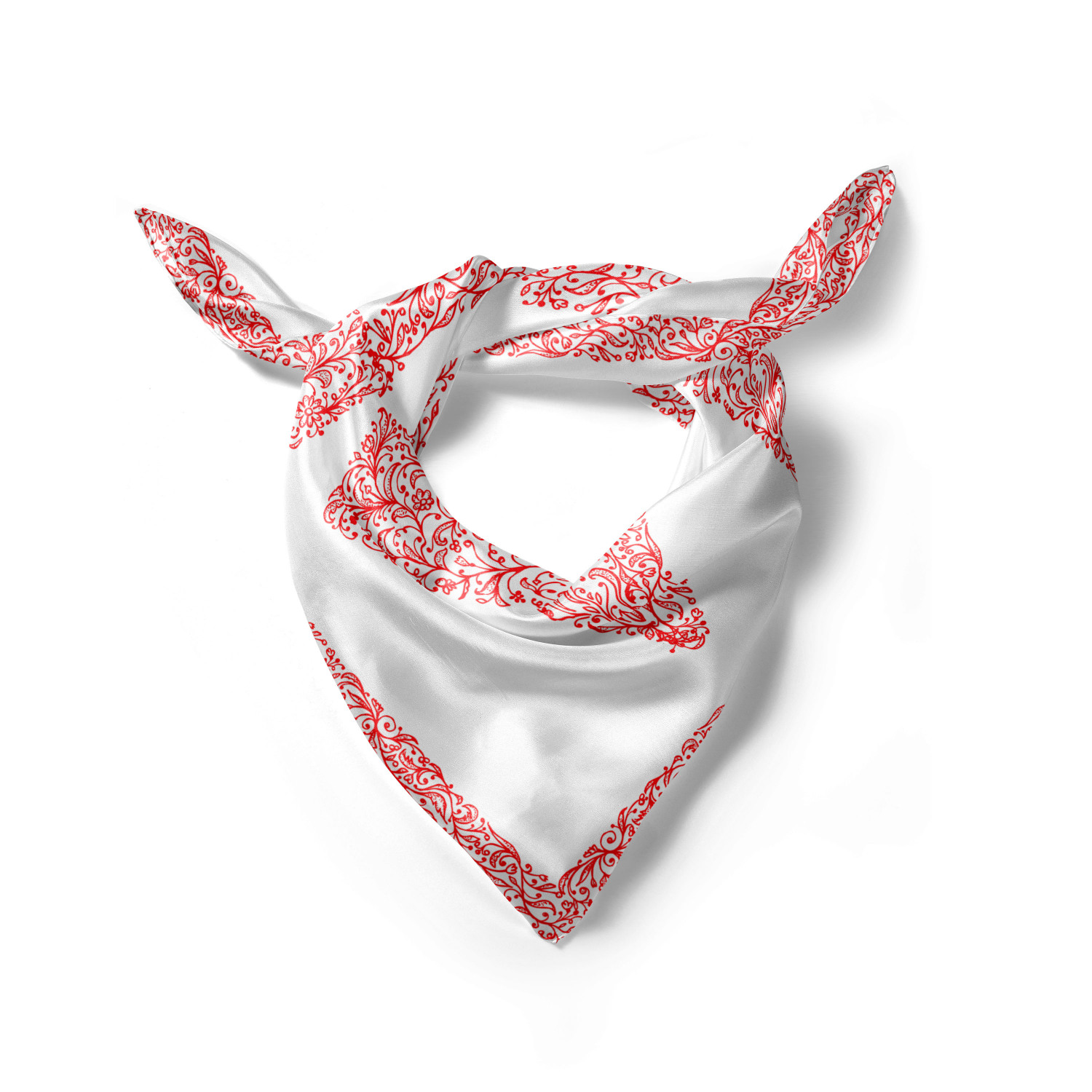 Ambesonne Love Theme Satin Hairscarf Head Wrap for Women in 3 Sizes - Picture 35 of 123