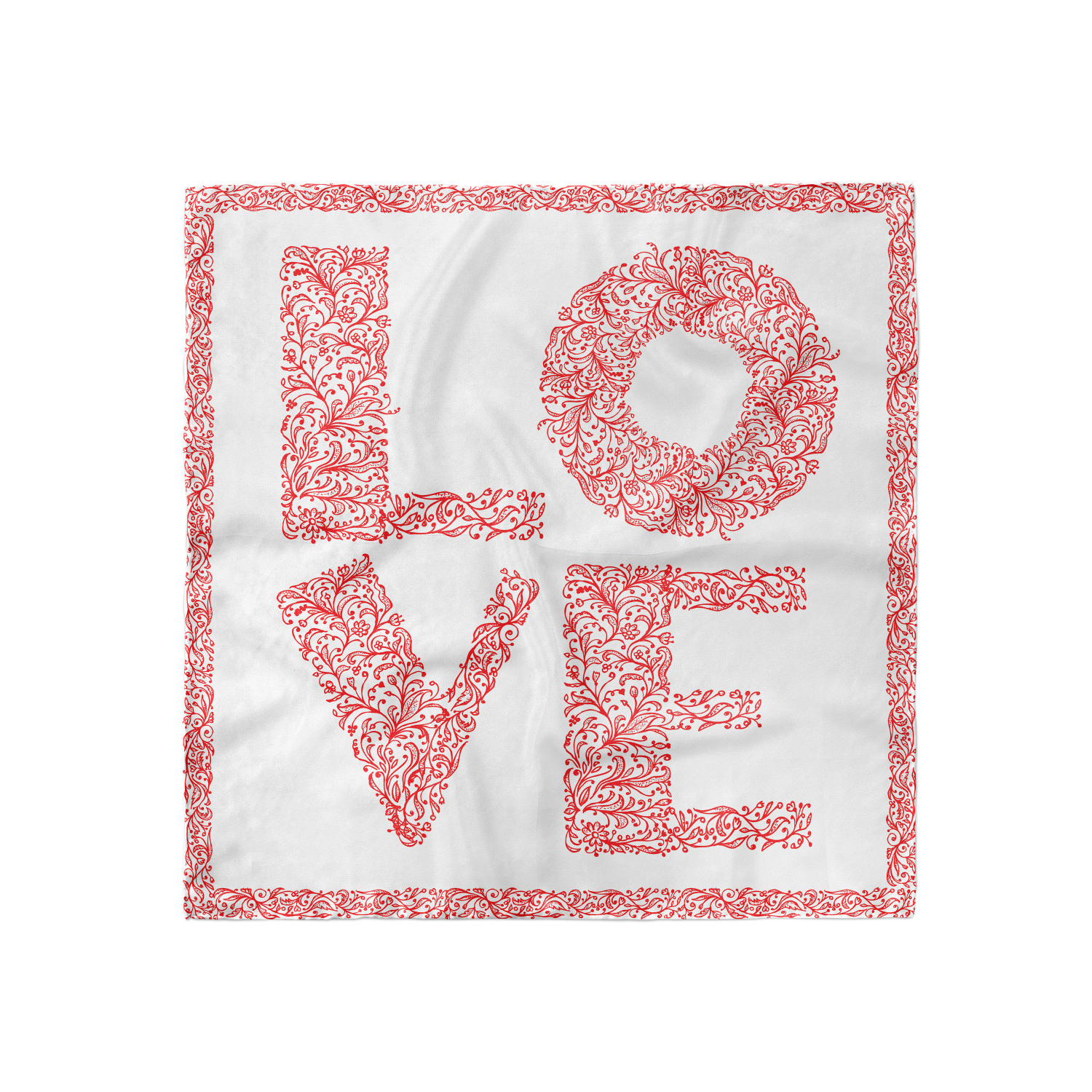 Ambesonne Love Theme Satin Hairscarf Head Wrap for Women in 3 Sizes - Picture 34 of 123