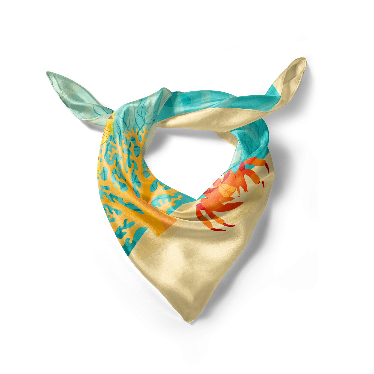 Ambesonne Foulard per capelli in raso a tema pesce fascia per donna in 3 taglie - Foto 113 di 123