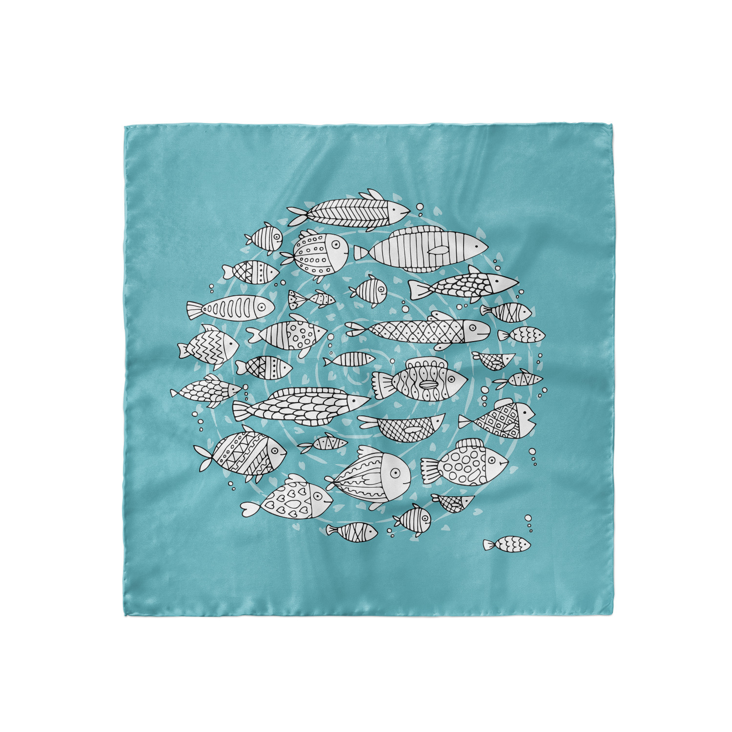 Ambesonne Foulard per capelli in raso a tema pesce fascia per donna in 3 taglie - Foto 20 di 123