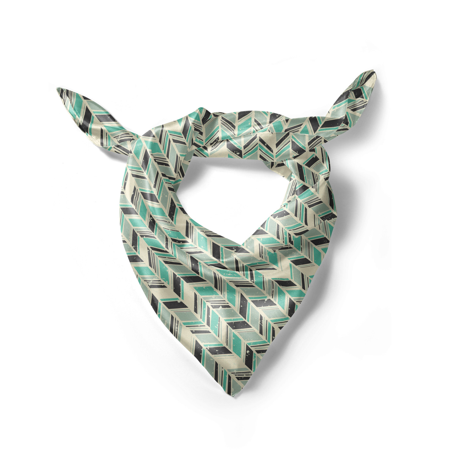 Ambesonne Chevron Zigzag Satin Hairscarf Head Wrap for Women in 3 Sizes - Picture 47 of 121