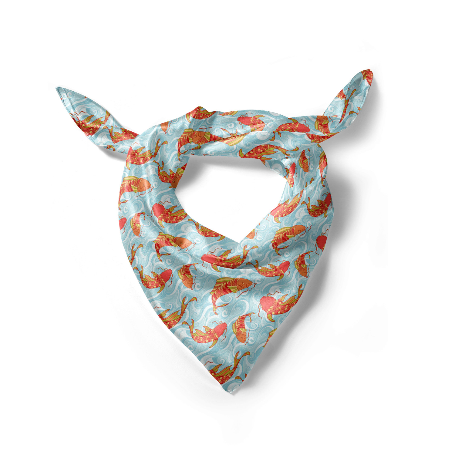 Ambesonne Foulard per capelli in raso a tema pesce fascia per donna in 3 taglie - Foto 65 di 123