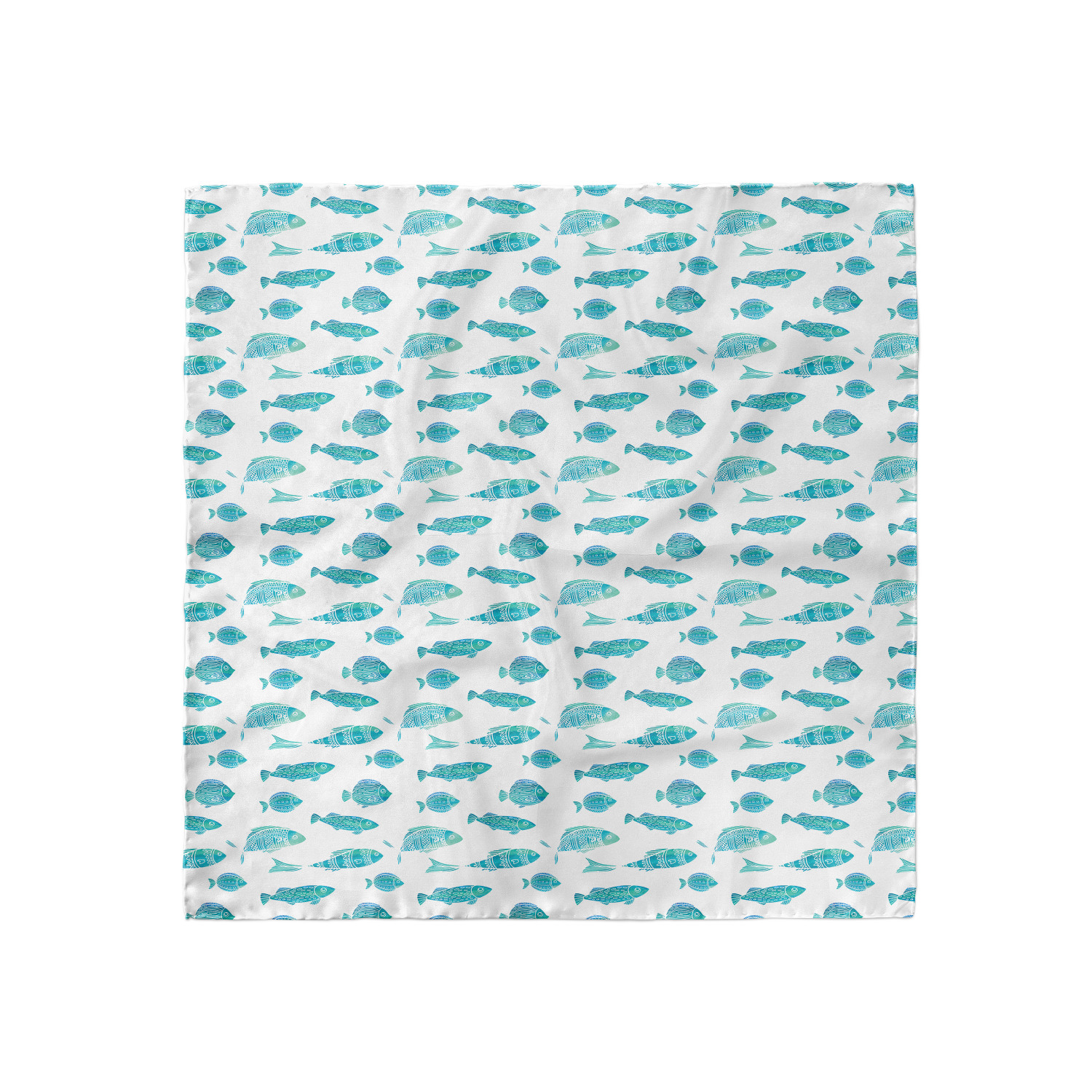 Ambesonne Foulard per capelli in raso a tema pesce fascia per donna in 3 taglie - Foto 34 di 123