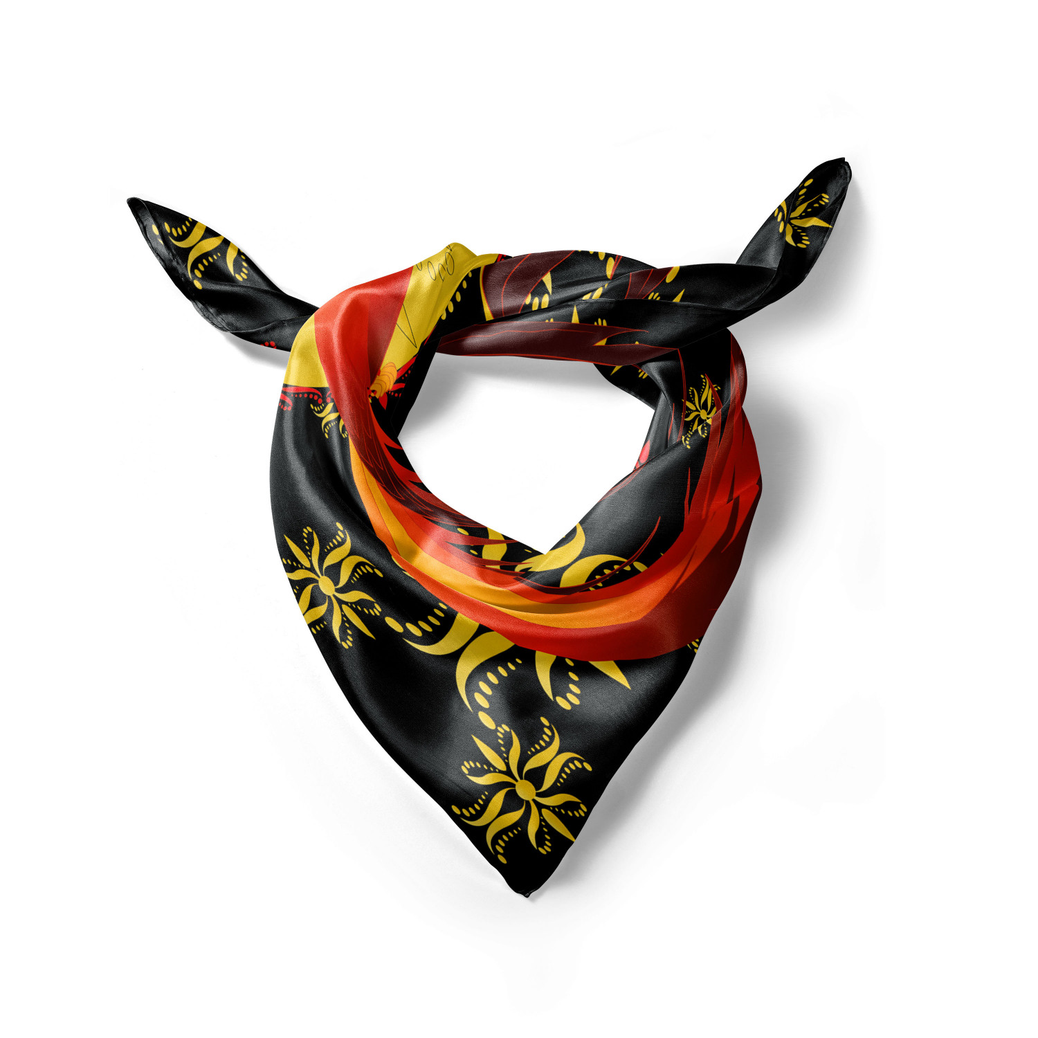 Hijab Scarf Flying Birds and Leaves Ambesonne Forest Headscarf
