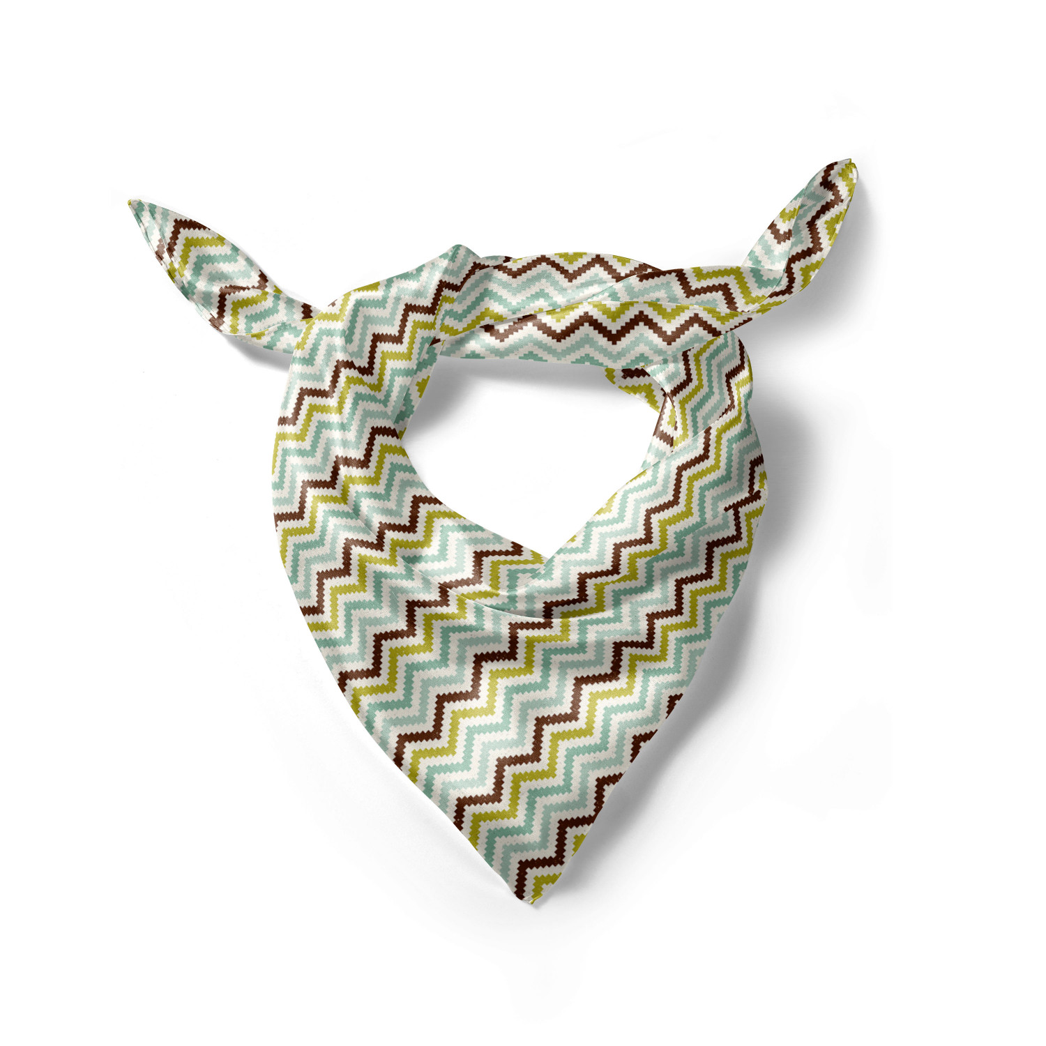 Ambesonne Chevron Zigzag Satin Hairscarf Head Wrap for Women in 3 Sizes - Picture 61 of 121