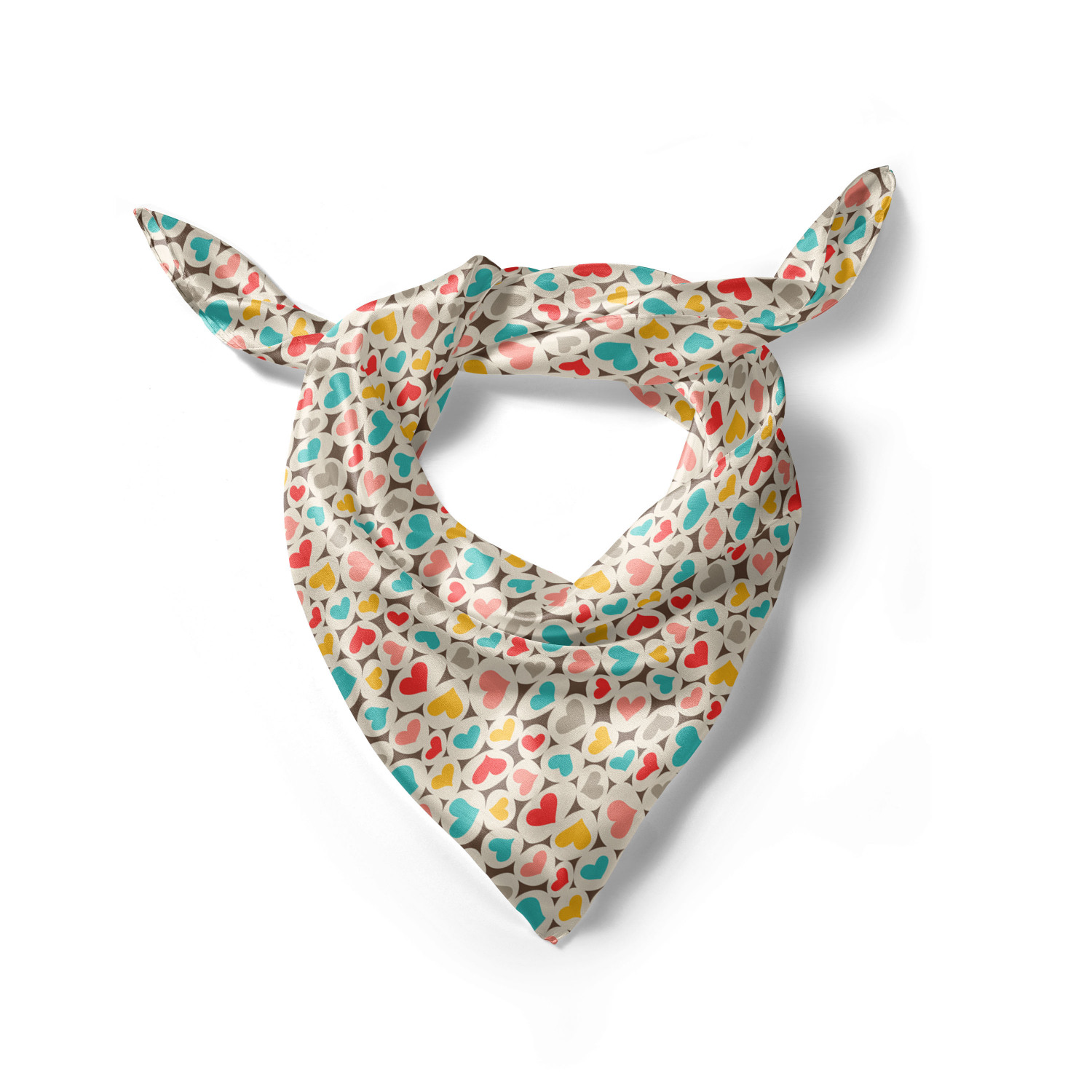 Ambesonne Love Theme Satin Hairscarf Head Wrap for Women in 3 Sizes - Picture 53 of 123