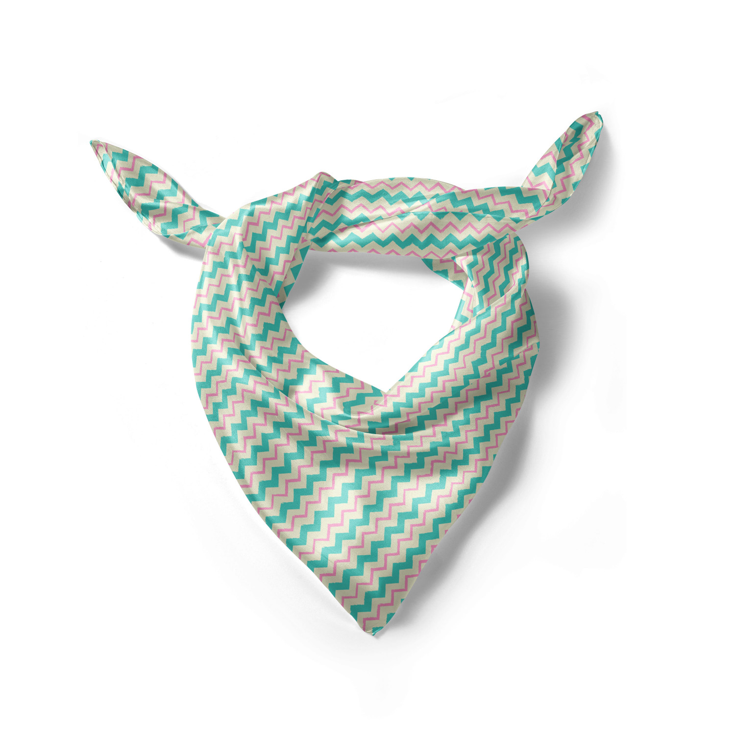 Ambesonne Chevron Zigzag Satin Hairscarf Head Wrap for Women in 3 Sizes - Picture 113 of 121