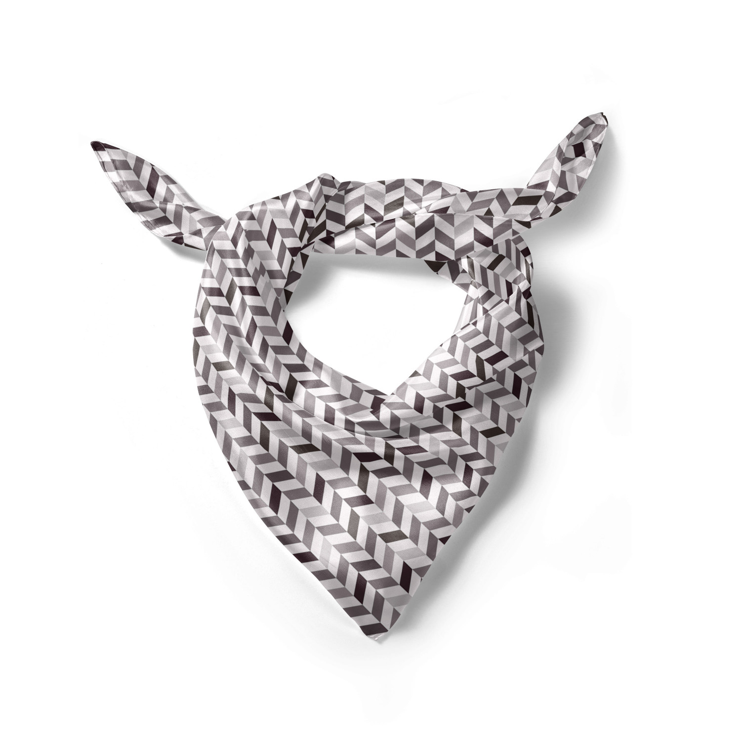 Ambesonne Chevron Zigzag Satin Hairscarf Head Wrap for Women in 3 Sizes - Picture 39 of 121