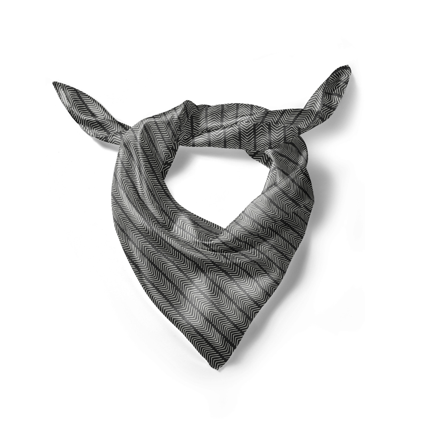 Ambesonne Chevron Zigzag Satin Hairscarf Head Wrap for Women in 3 Sizes - Picture 79 of 121