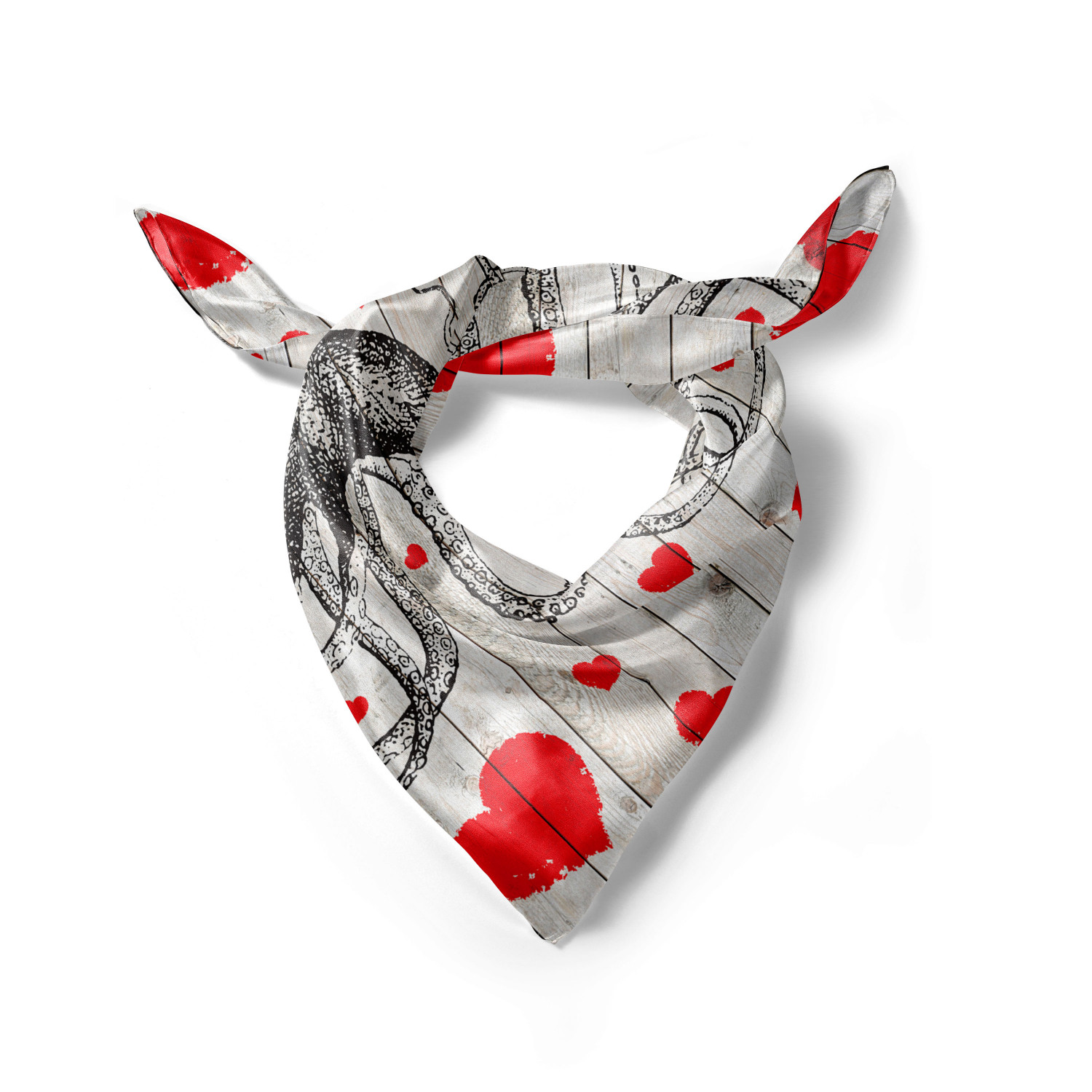 Ambesonne Love Theme Satin Hairscarf Head Wrap for Women in 3 Sizes - Picture 71 of 123