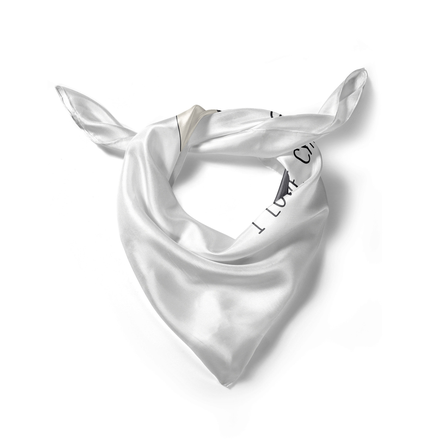 Ambesonne Love Theme Satin Hairscarf Head Wrap for Women in 3 Sizes - Picture 61 of 123