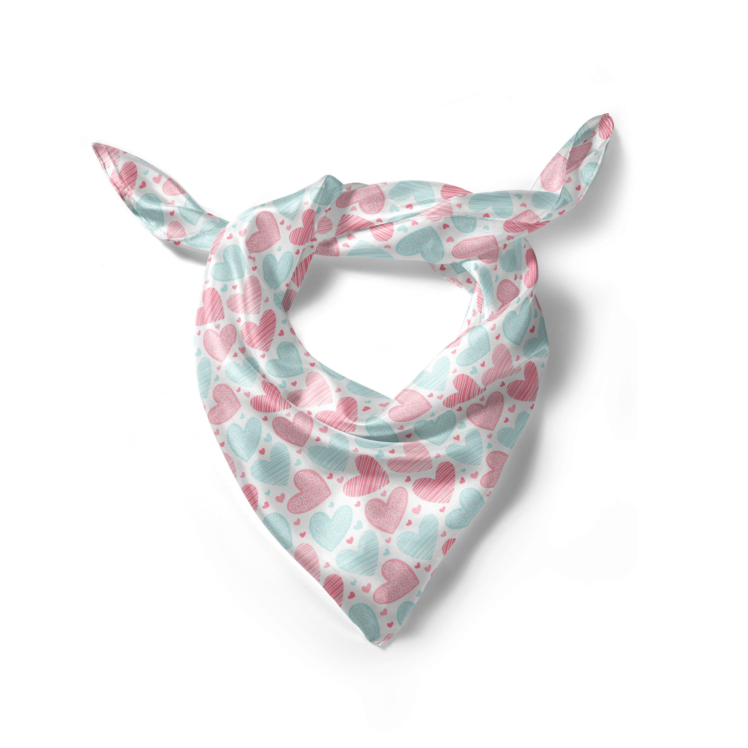 Ambesonne Love Theme Satin Hairscarf Head Wrap for Women in 3 Sizes - Picture 103 of 123