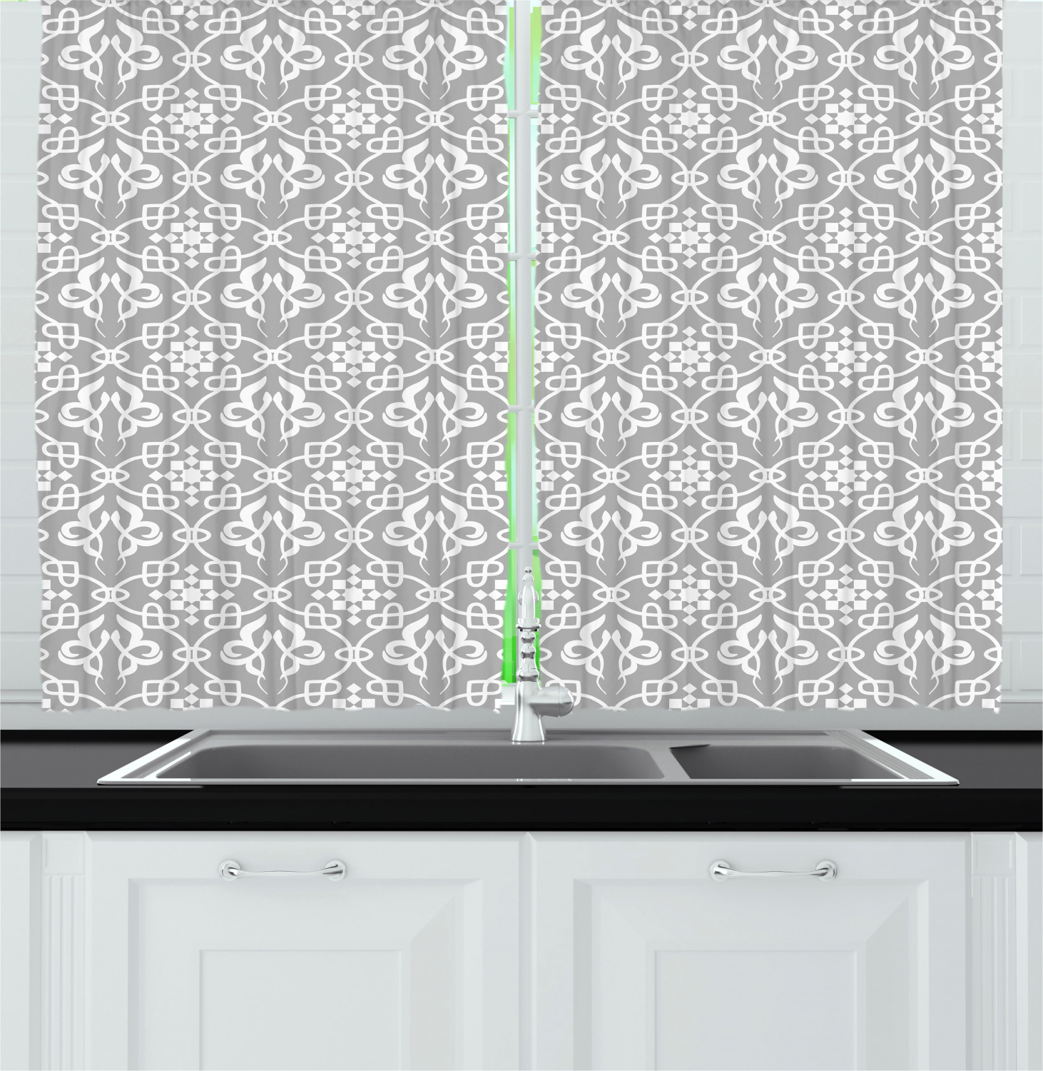 Irish Kitchen Curtains 2 Panel Set Window Drapes 55