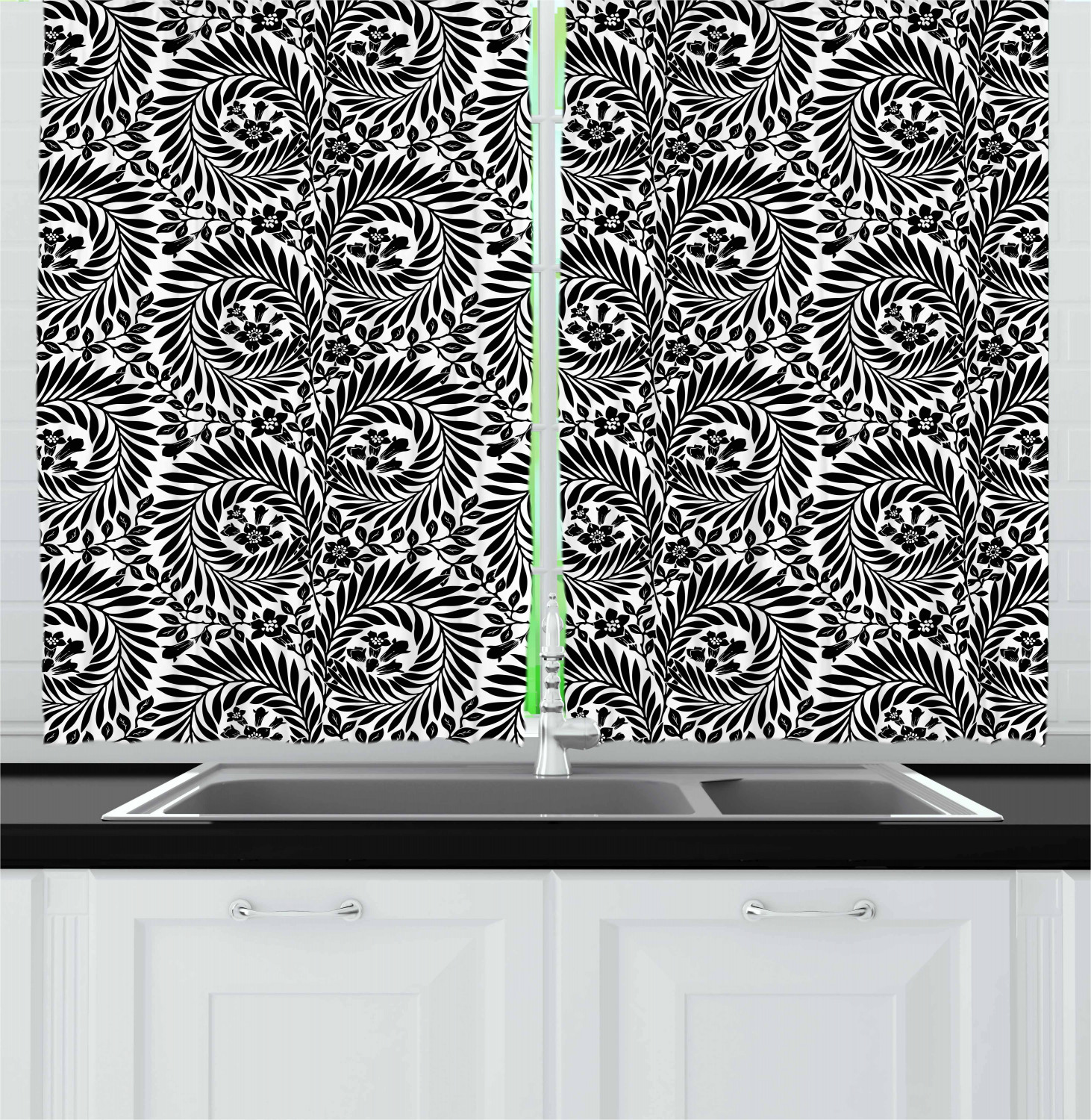 Beer and Ale Barrel Kitchen Curtains 2 Panel Set Decor Window Drapes 55 X 39" 
