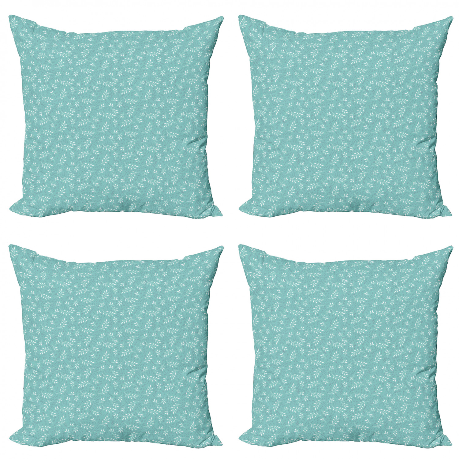 Ambesonne Botanical Blossom Cushion Cover Set of 4 for Couch and Bed in 4 Sizes - Picture 49 of 62
