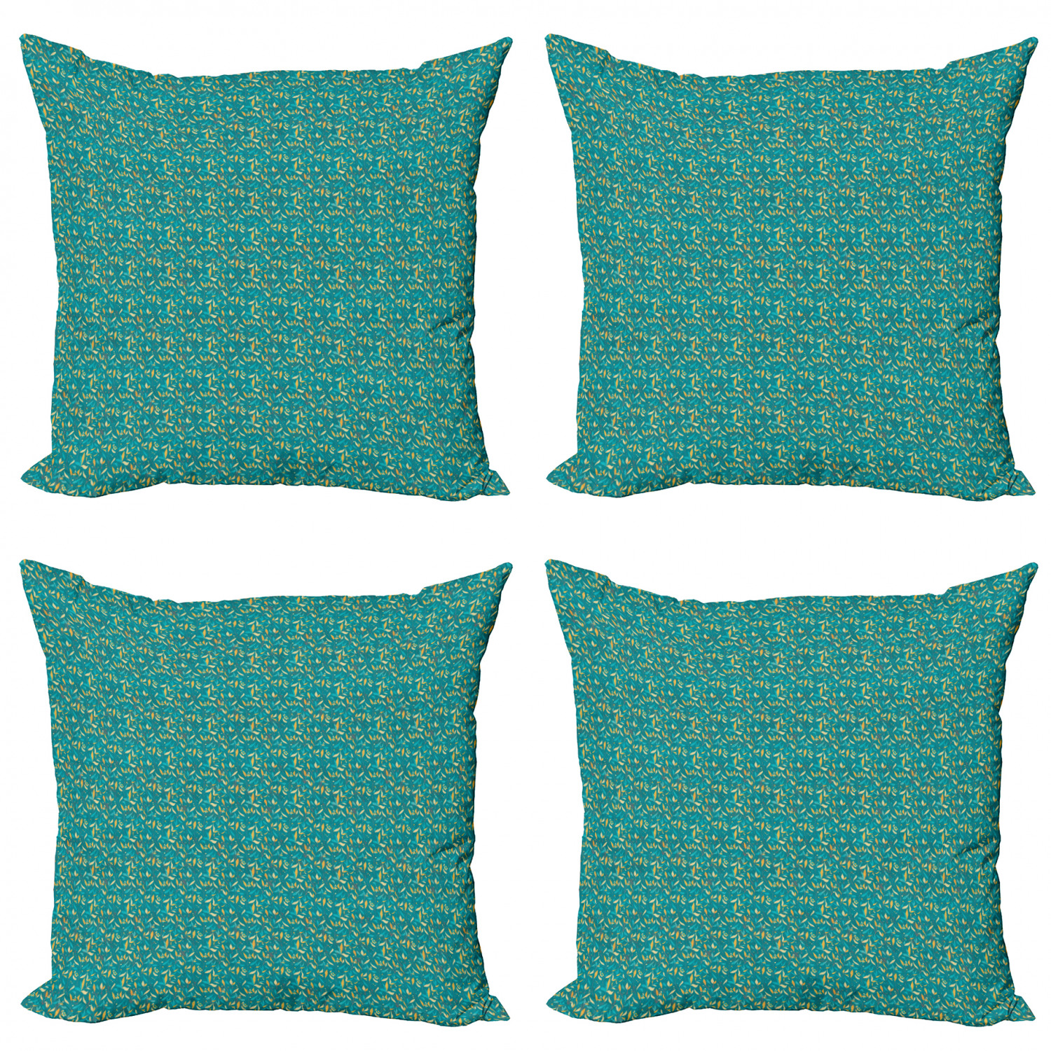 Ambesonne Botanical Blossom Cushion Cover Set of 4 for Couch and Bed in 4 Sizes - Picture 29 of 62
