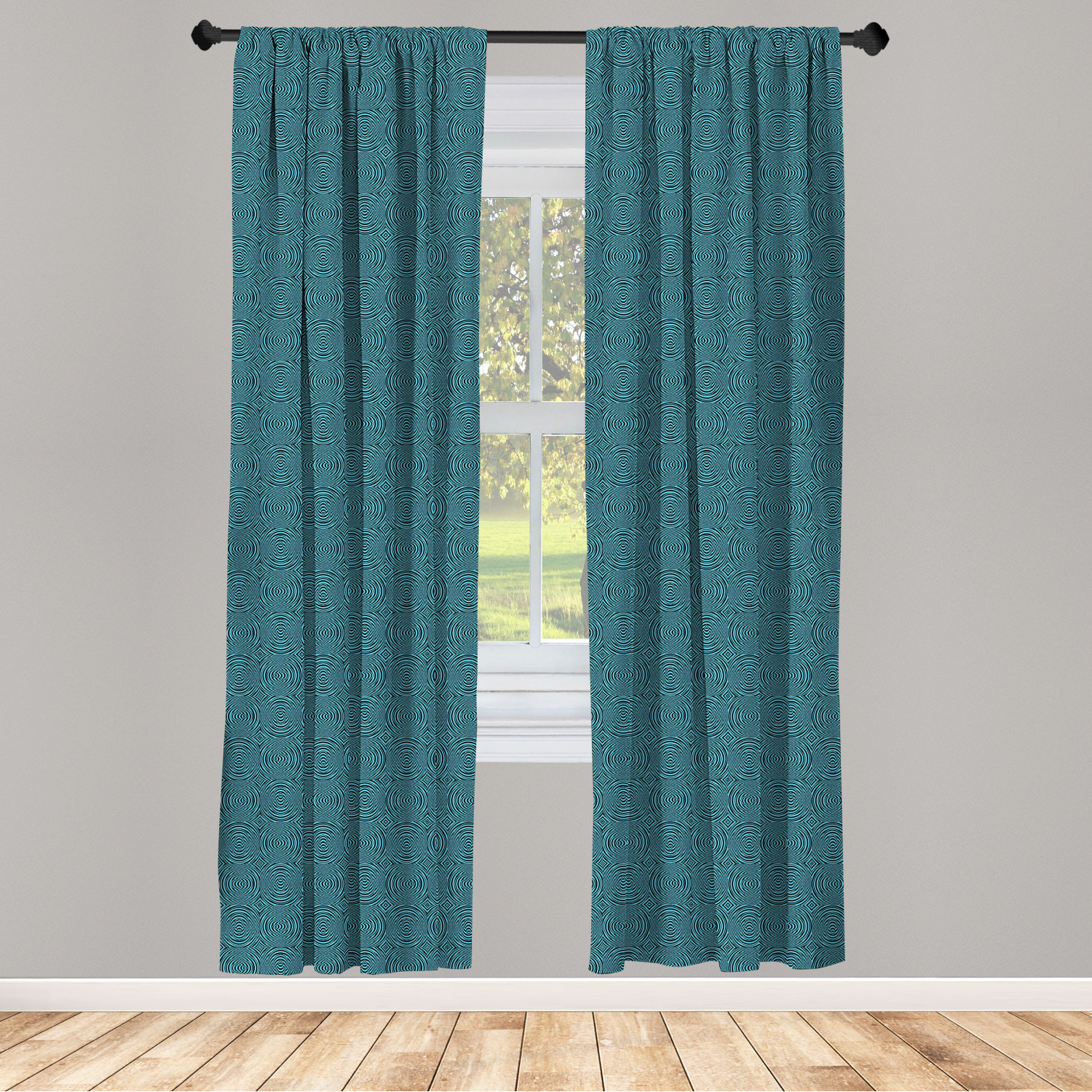 Art Abstract Microfiber Curtains 2 Panel Set Living Room Bedroom in 3 Sizes - Picture 14 of 112