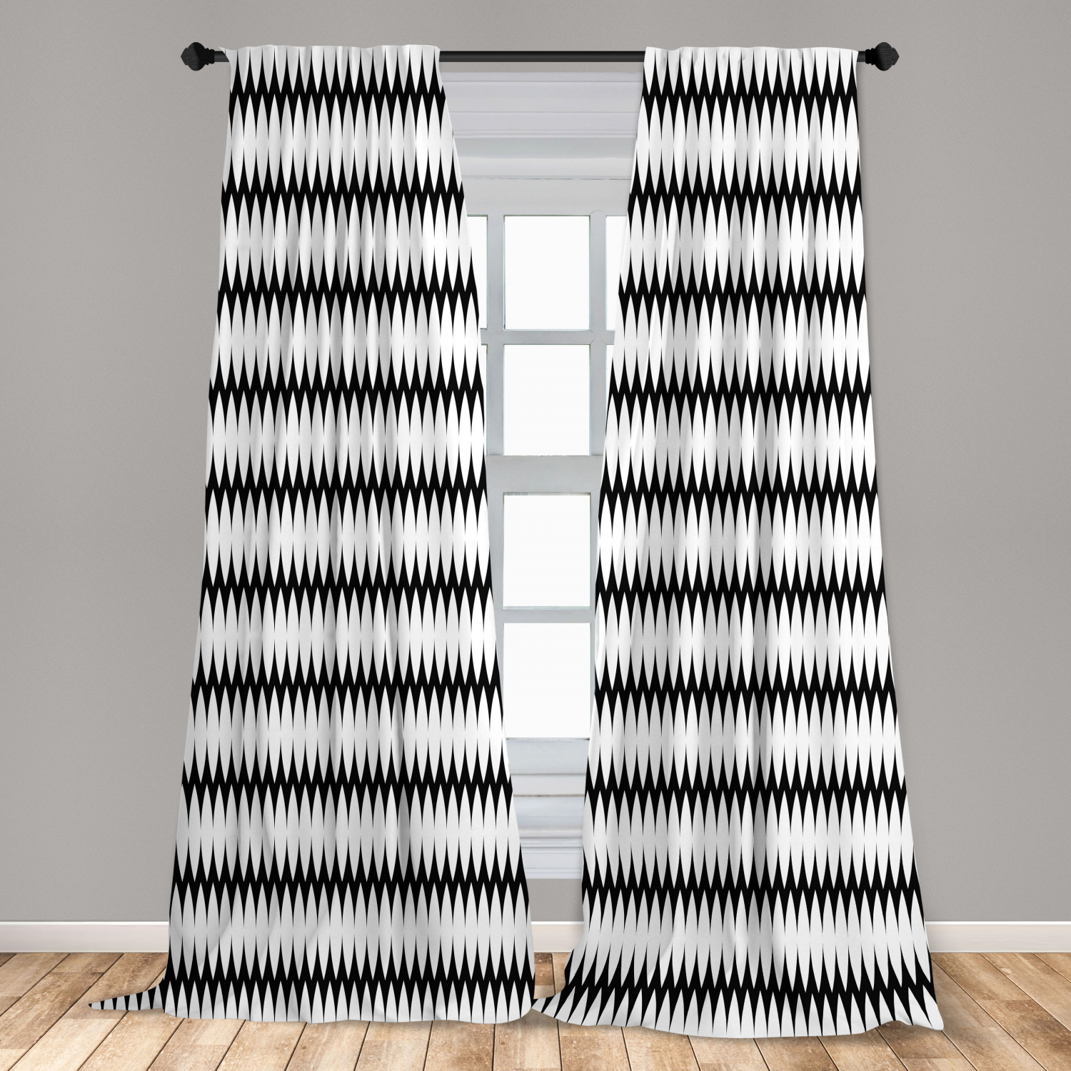Art Abstract Microfiber Curtains 2 Panel Set Living Room Bedroom in 3 Sizes - Picture 65 of 112