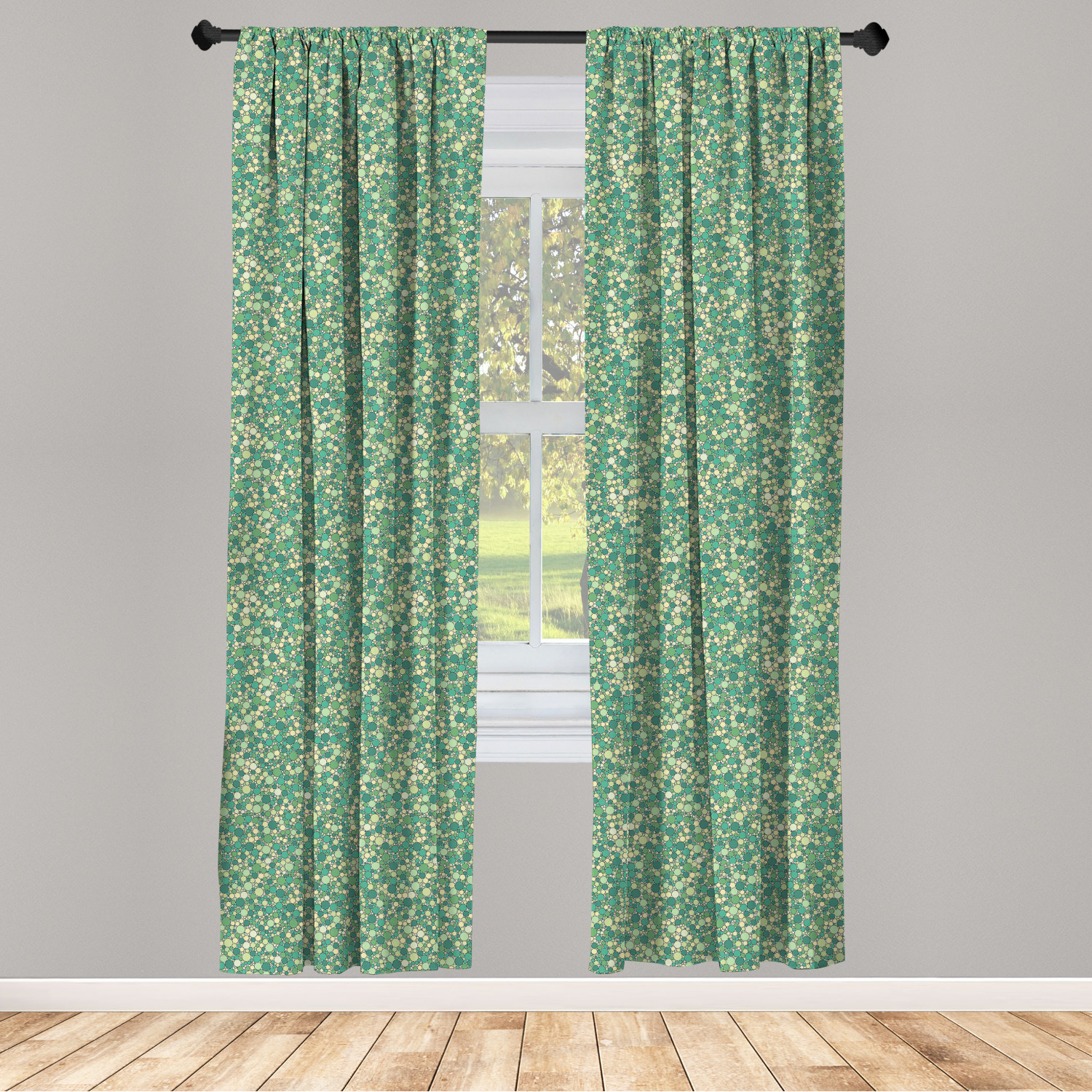 Art Abstract Microfiber Curtains 2 Panel Set Living Room Bedroom in 3 Sizes - Picture 34 of 112