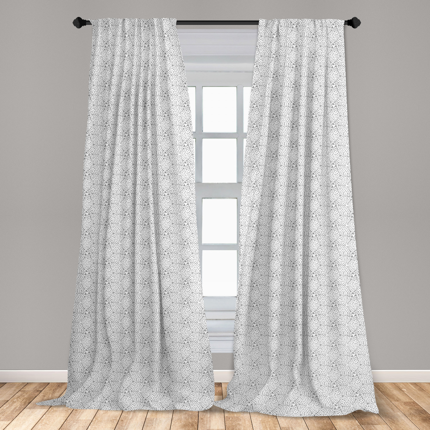 Art Abstract Microfiber Curtains 2 Panel Set Living Room Bedroom in 3 Sizes - Picture 45 of 112