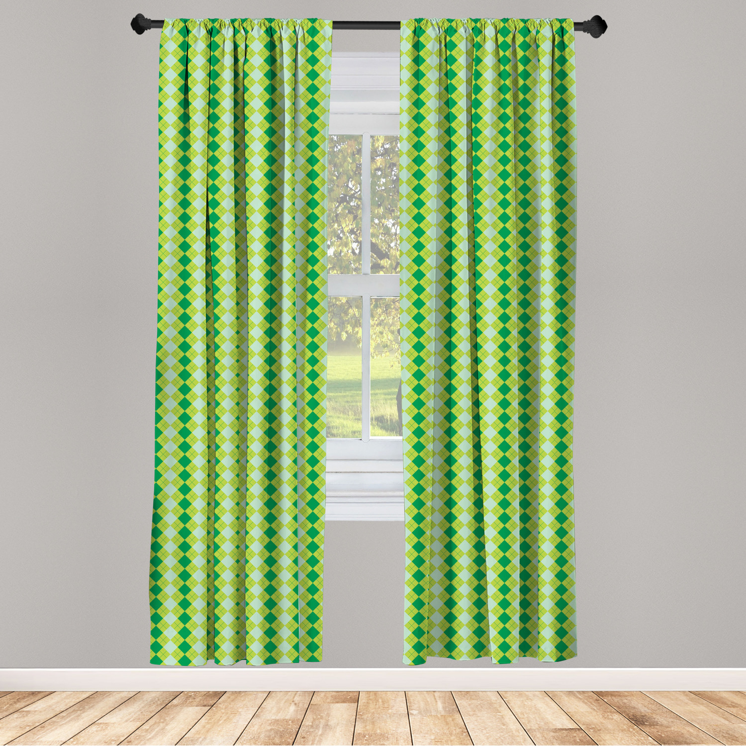 Art Abstract Microfiber Curtains 2 Panel Set Living Room Bedroom in 3 Sizes - Picture 26 of 112