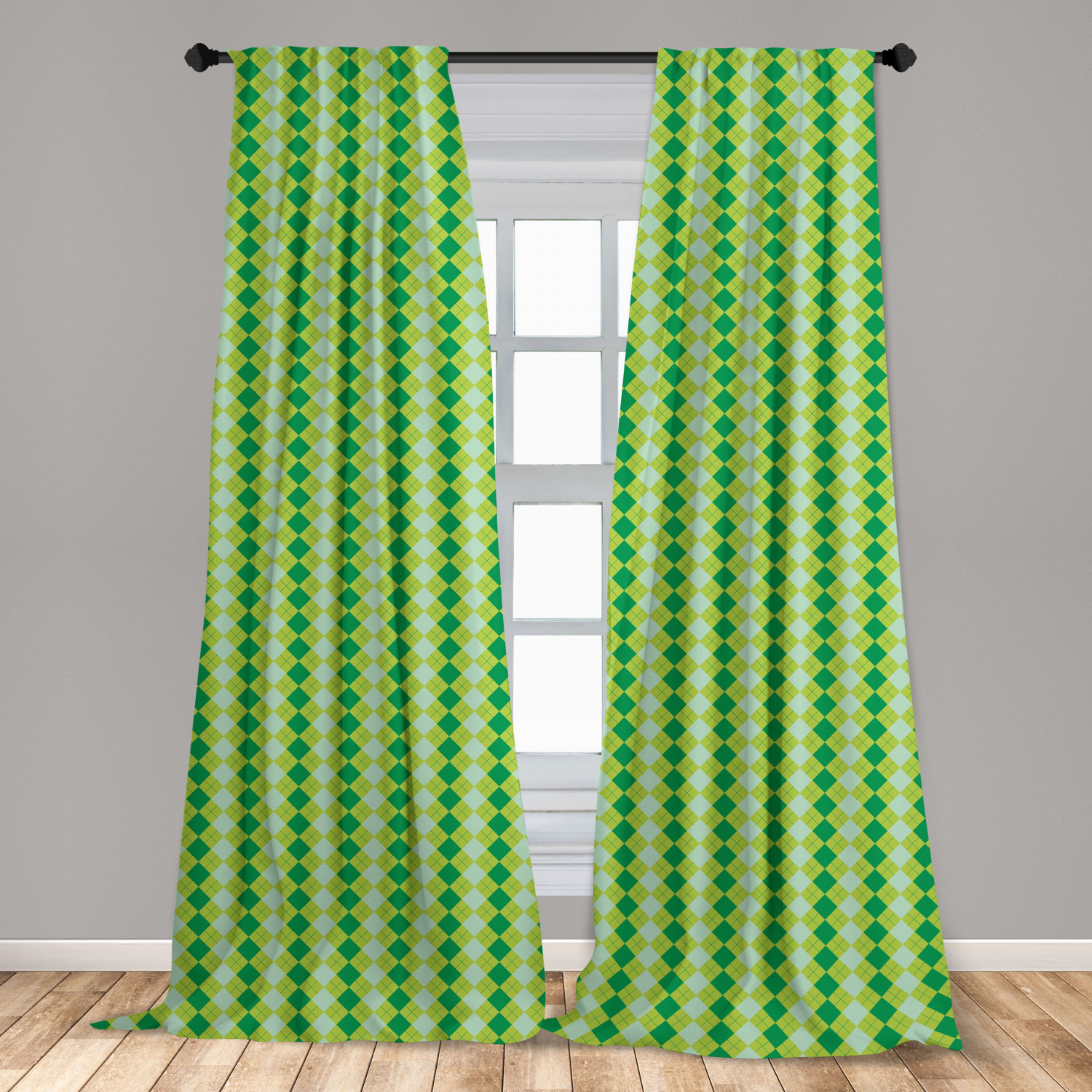 Art Abstract Microfiber Curtains 2 Panel Set Living Room Bedroom in 3 Sizes - Picture 25 of 112