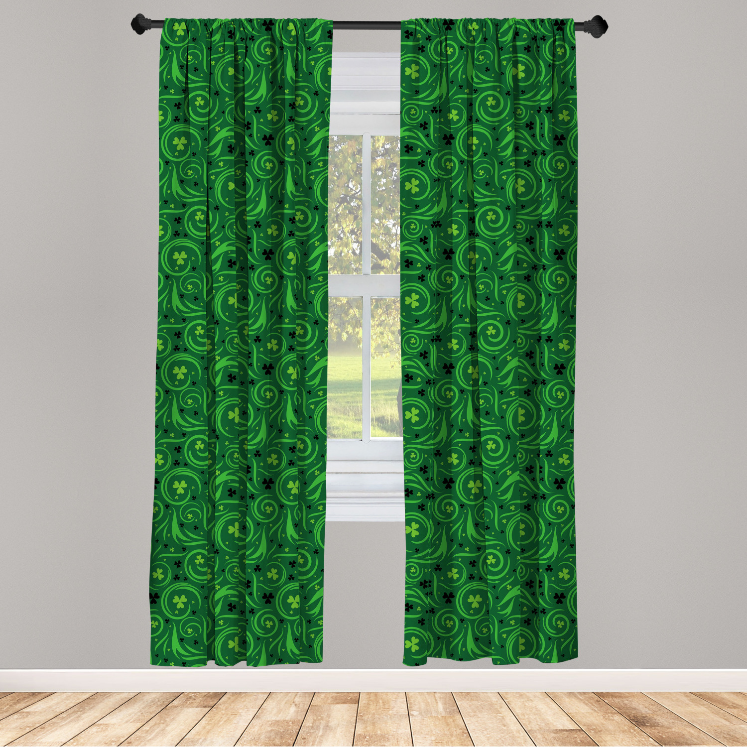 Art Abstract Microfiber Curtains 2 Panel Set Living Room Bedroom in 3 Sizes - Picture 50 of 112