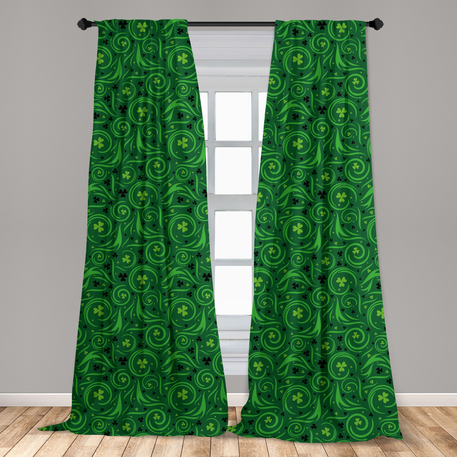 Art Abstract Microfiber Curtains 2 Panel Set Living Room Bedroom in 3 Sizes - Picture 49 of 112