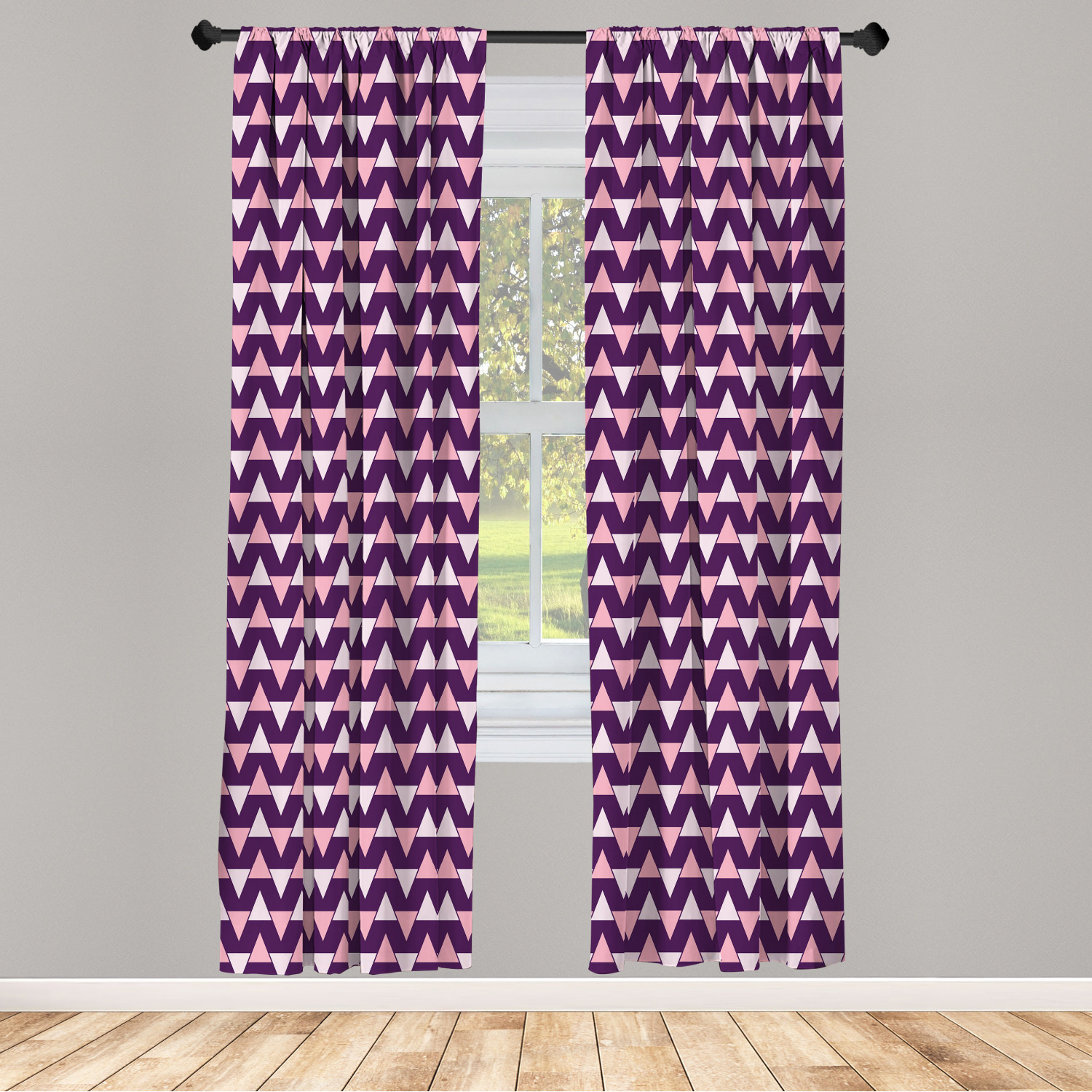 Art Abstract Microfiber Curtains 2 Panel Set Living Room Bedroom in 3 Sizes - Picture 102 of 112
