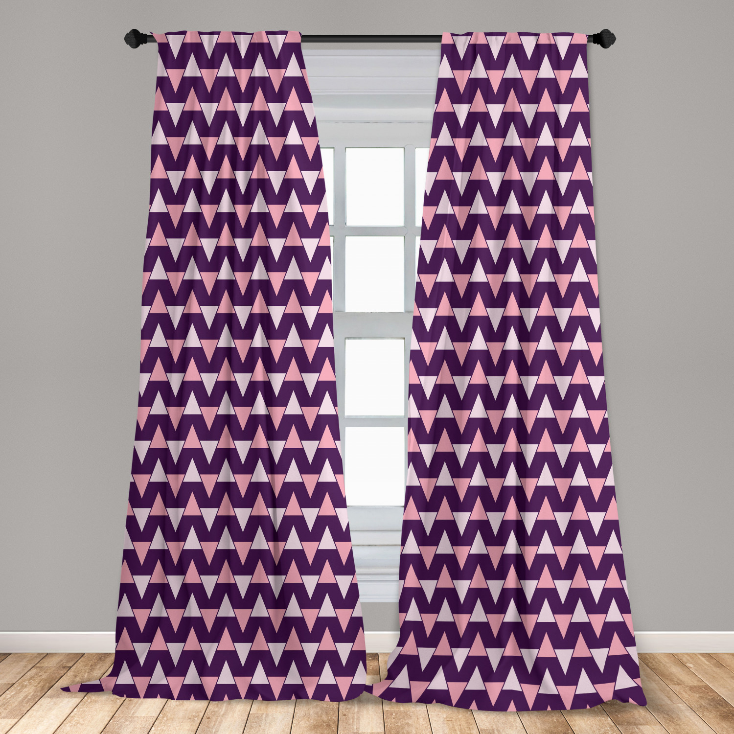 Art Abstract Microfiber Curtains 2 Panel Set Living Room Bedroom in 3 Sizes - Picture 101 of 112