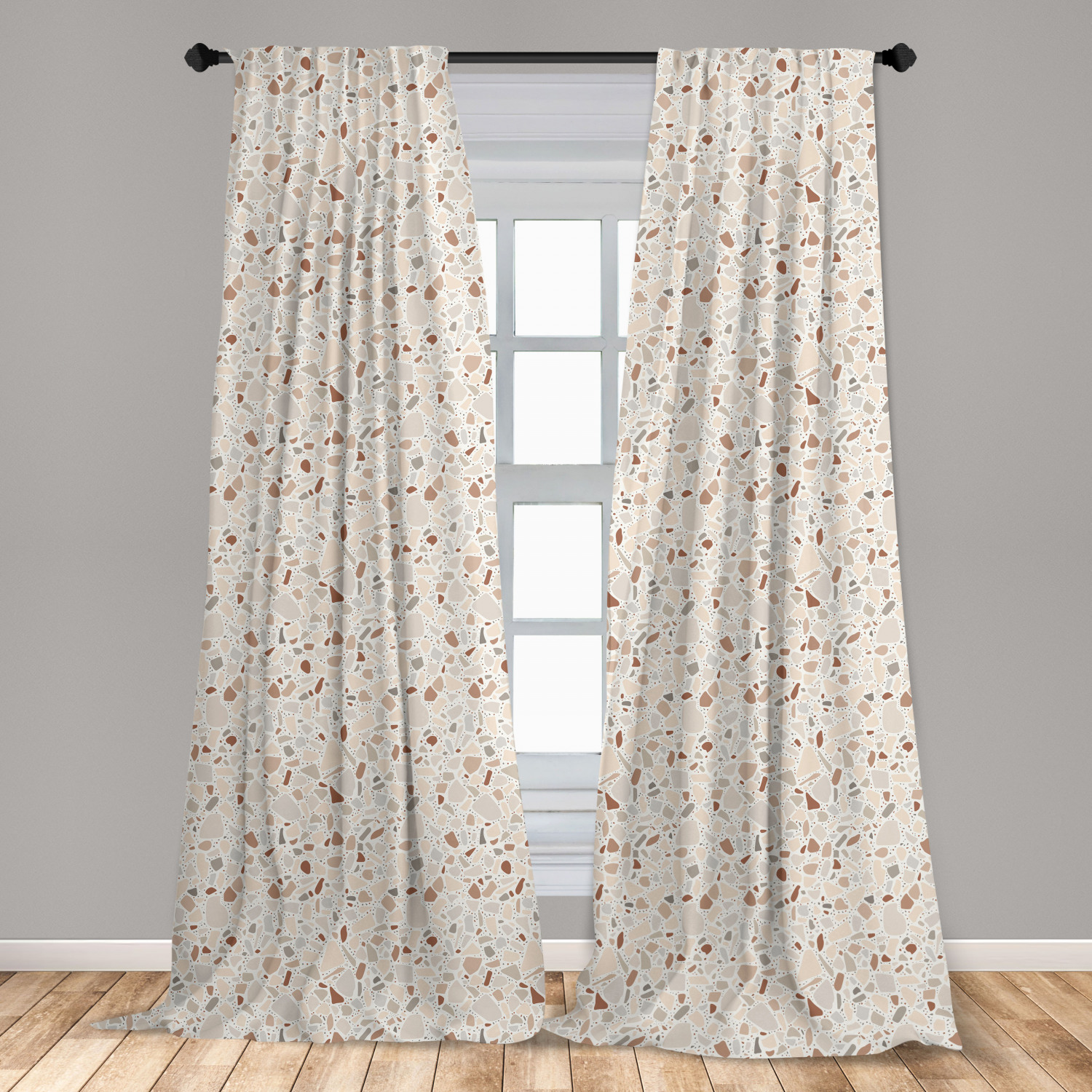 Art Abstract Microfiber Curtains 2 Panel Set Living Room Bedroom in 3 Sizes - Picture 99 of 112